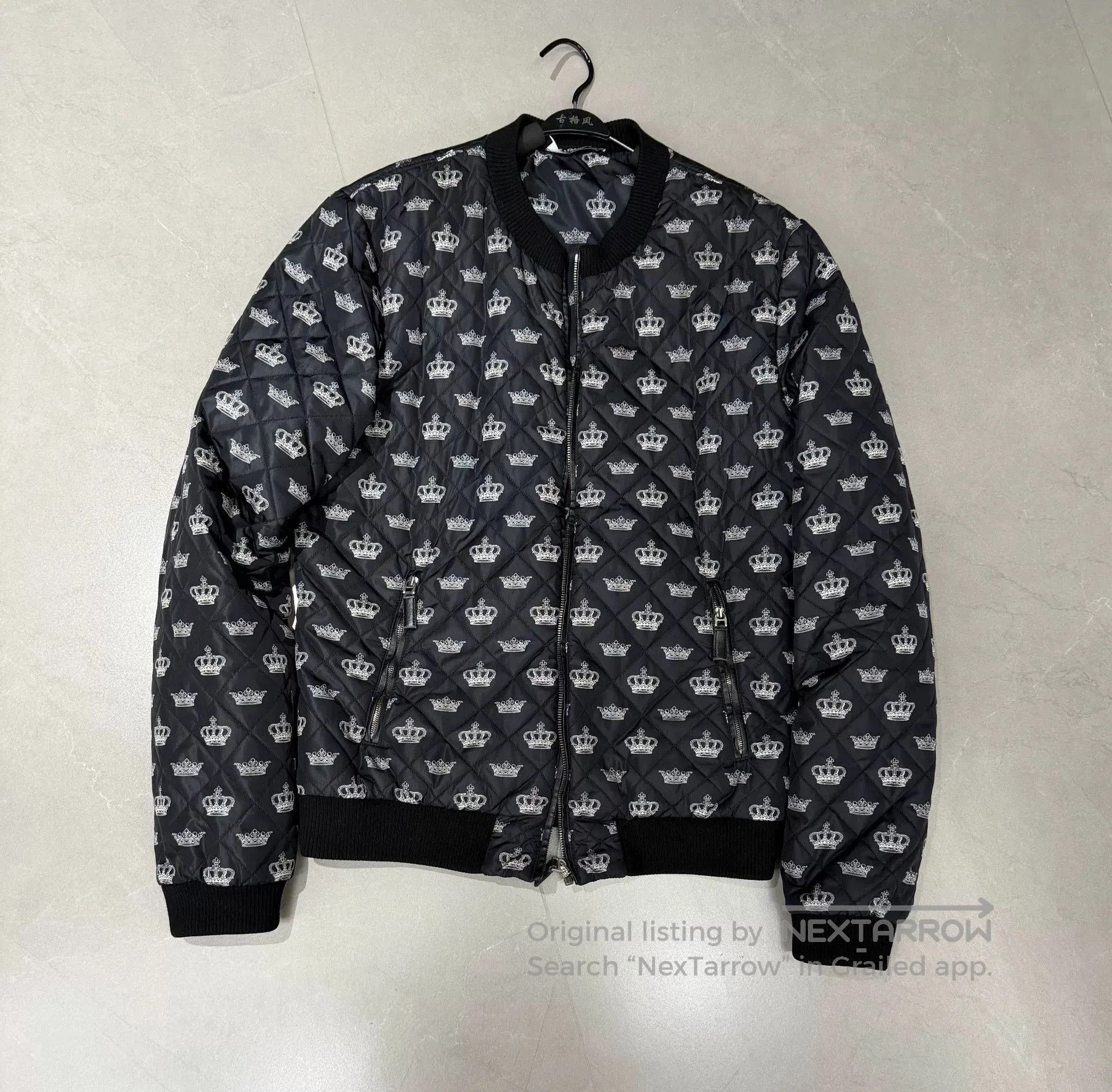 Dolce & Gabbana Dolce & Gabbana Runway Crown Print Puffer Jacket. Size US L / EU 52-54 / 3 - 1 Thumbnail