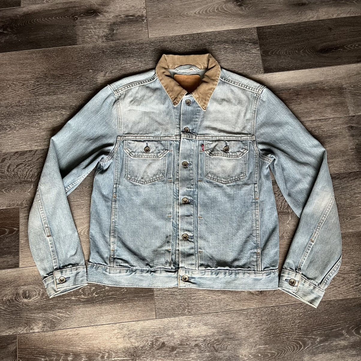 LEVI'S® VINTAGE DENIM JACKETS Levi's × Vintage Vintage Levi's 75559 Collared Denim Jacket | Grailed