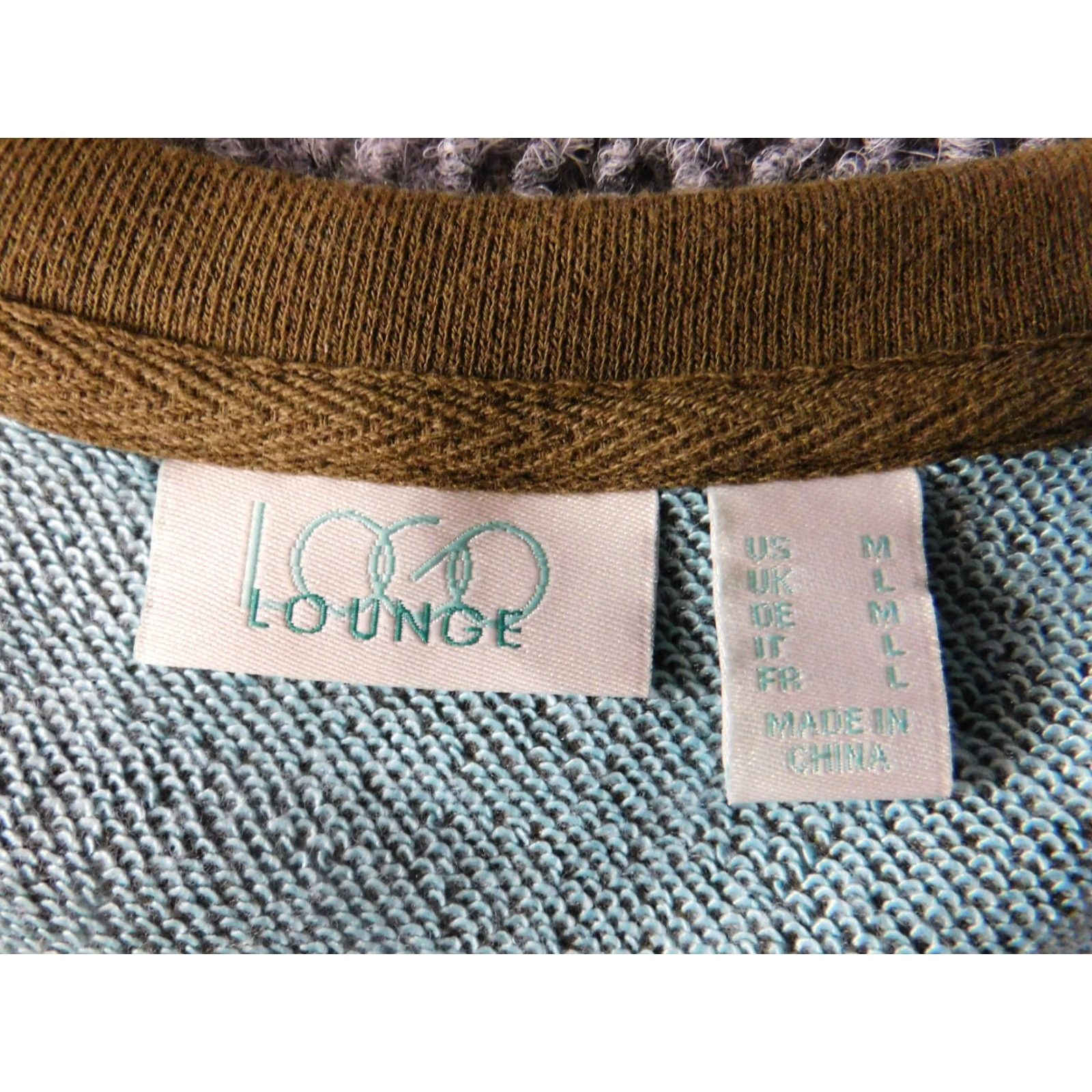 Vintage LOGO by Lori Goldstein Jacket Green Women Zip stretch knit logo long sleeve Mid-Length Regular Size M Size M / US 6-8 / IT 42-44 - 5 Thumbnail