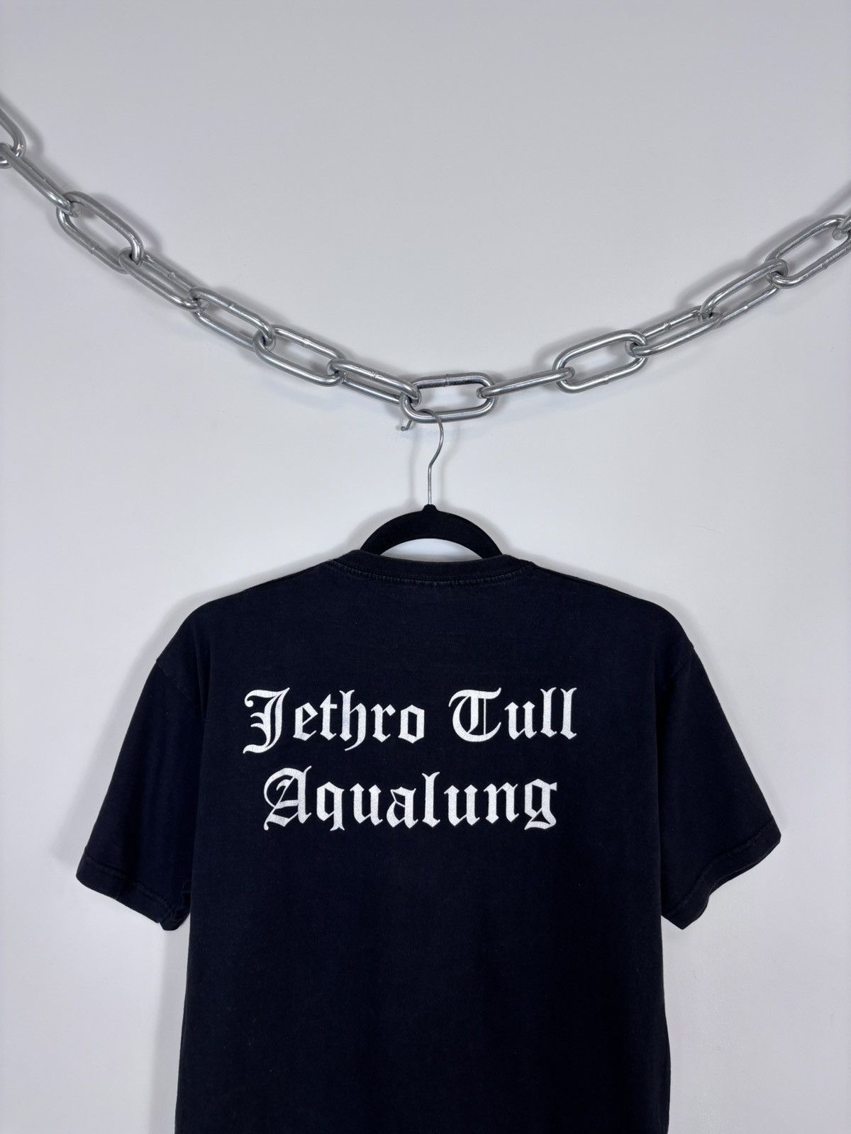 Band Tees Vintage Jethro Tull Aqualung Album Rock Black Band T-Shirt Size US M / EU 48-50 / 2 - 12 Thumbnail