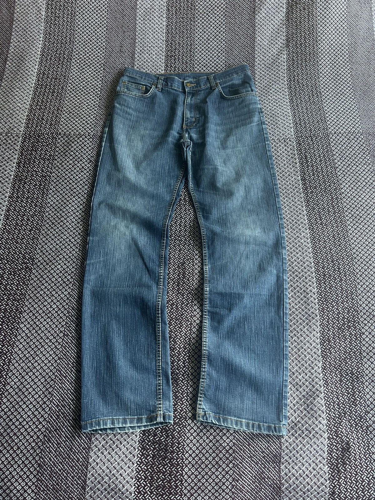 Wrangler Hero by Wrangler Regular Jeans Washed Denim Streetwear Style Size US 34 / EU 50 - 8 Thumbnail