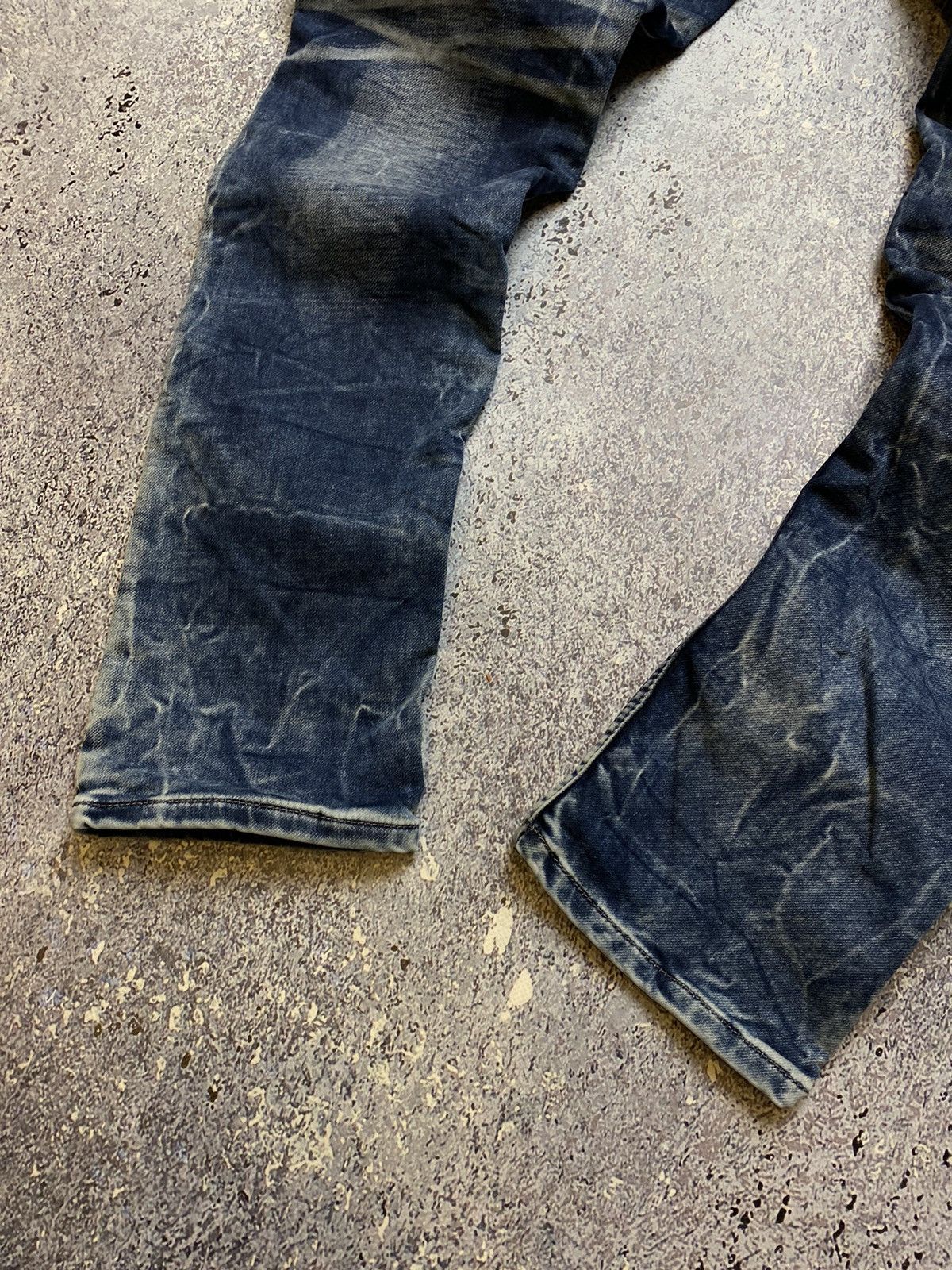 Armani × Vintage 💥VINTAGE ARMANI DISTRESSED WASHED Y2K JEANS Size US 34 / EU 50 - 5 Thumbnail
