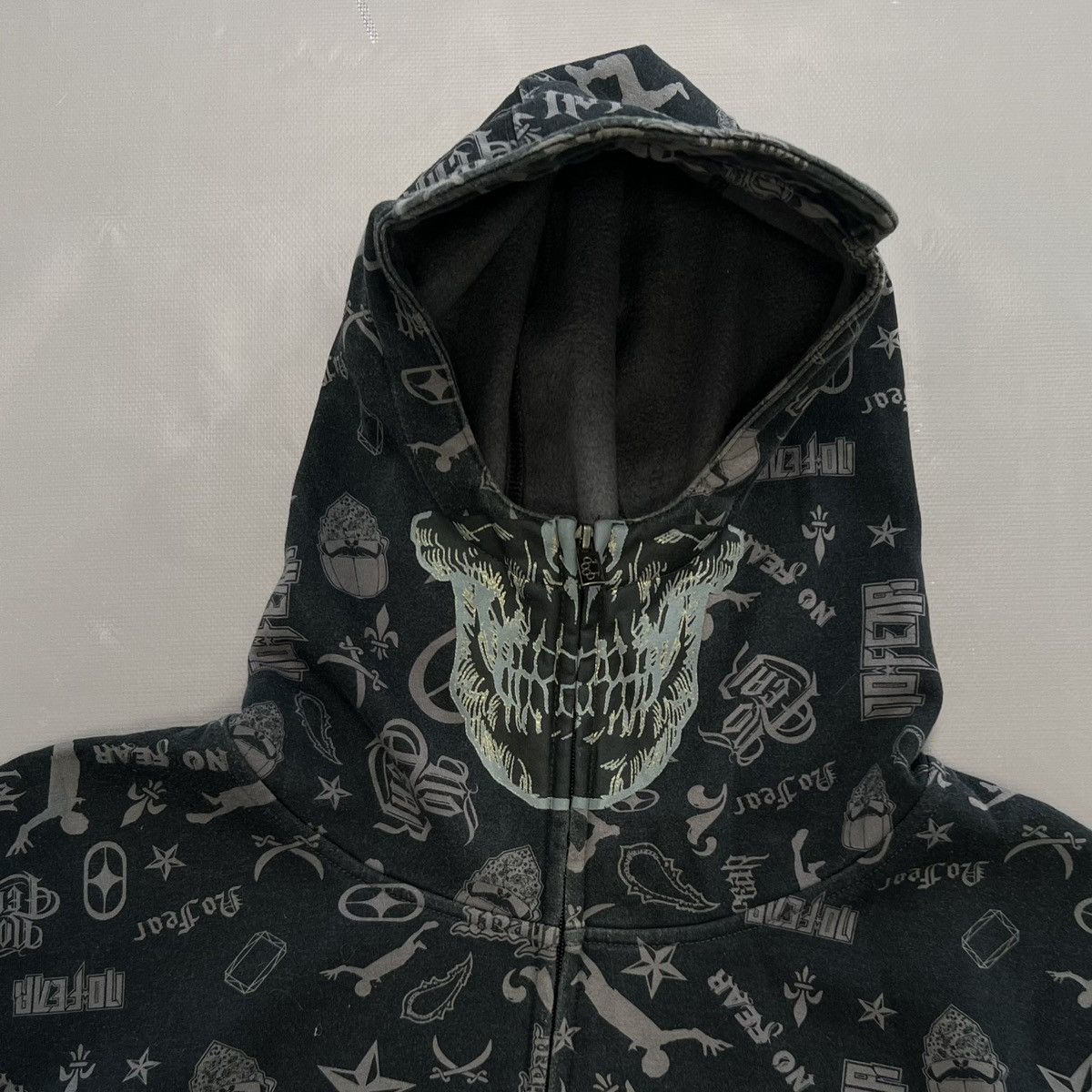 archive opium y2k 00s フーディー Opium Style Vamp Y2k 0Pium Rage Music Hoodie - Seseable