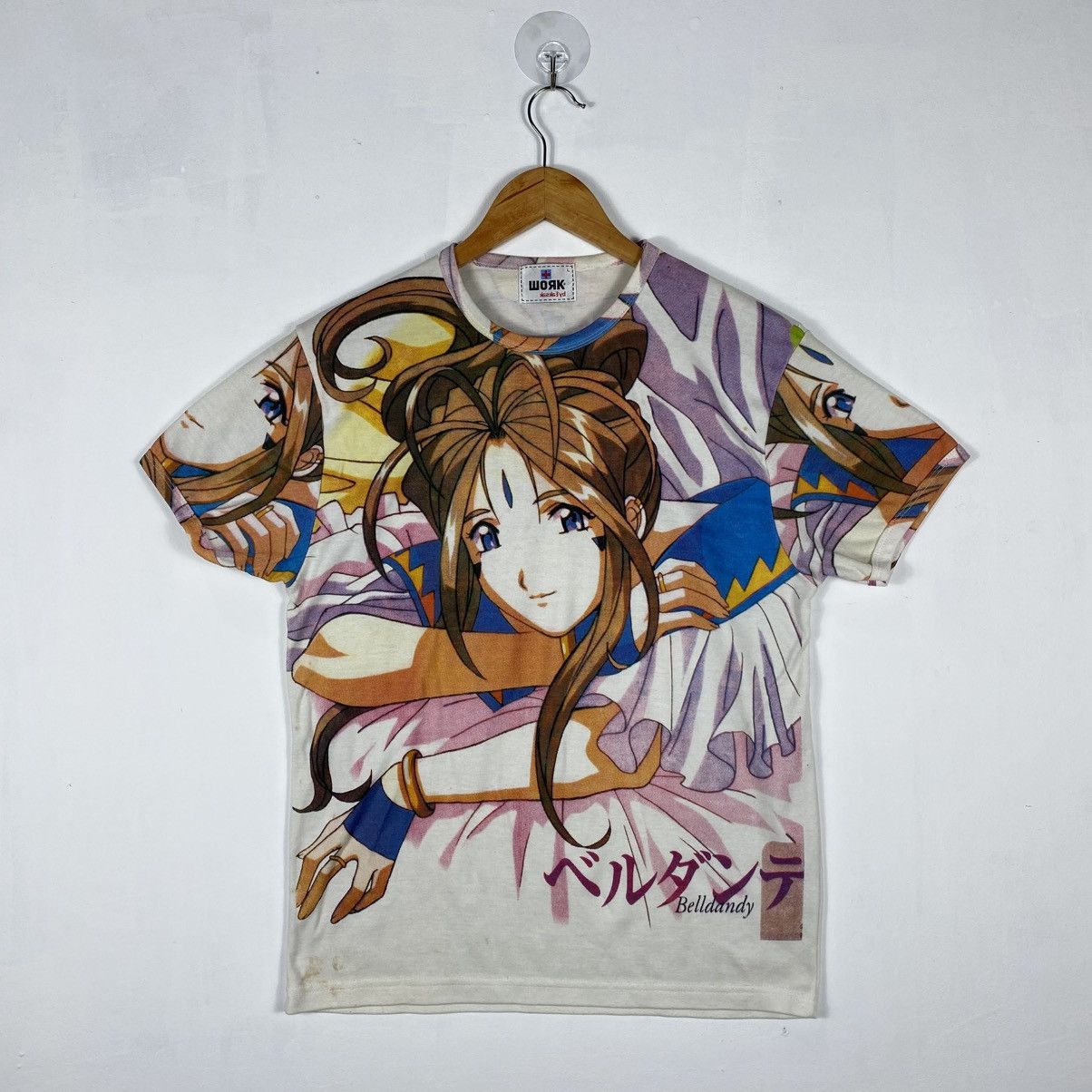 Anime Vintage 90's AH! MY GODDESS Belldandy Full Print Anime Tee Size US M / EU 48-50 / 2 - 2 Thumbnail