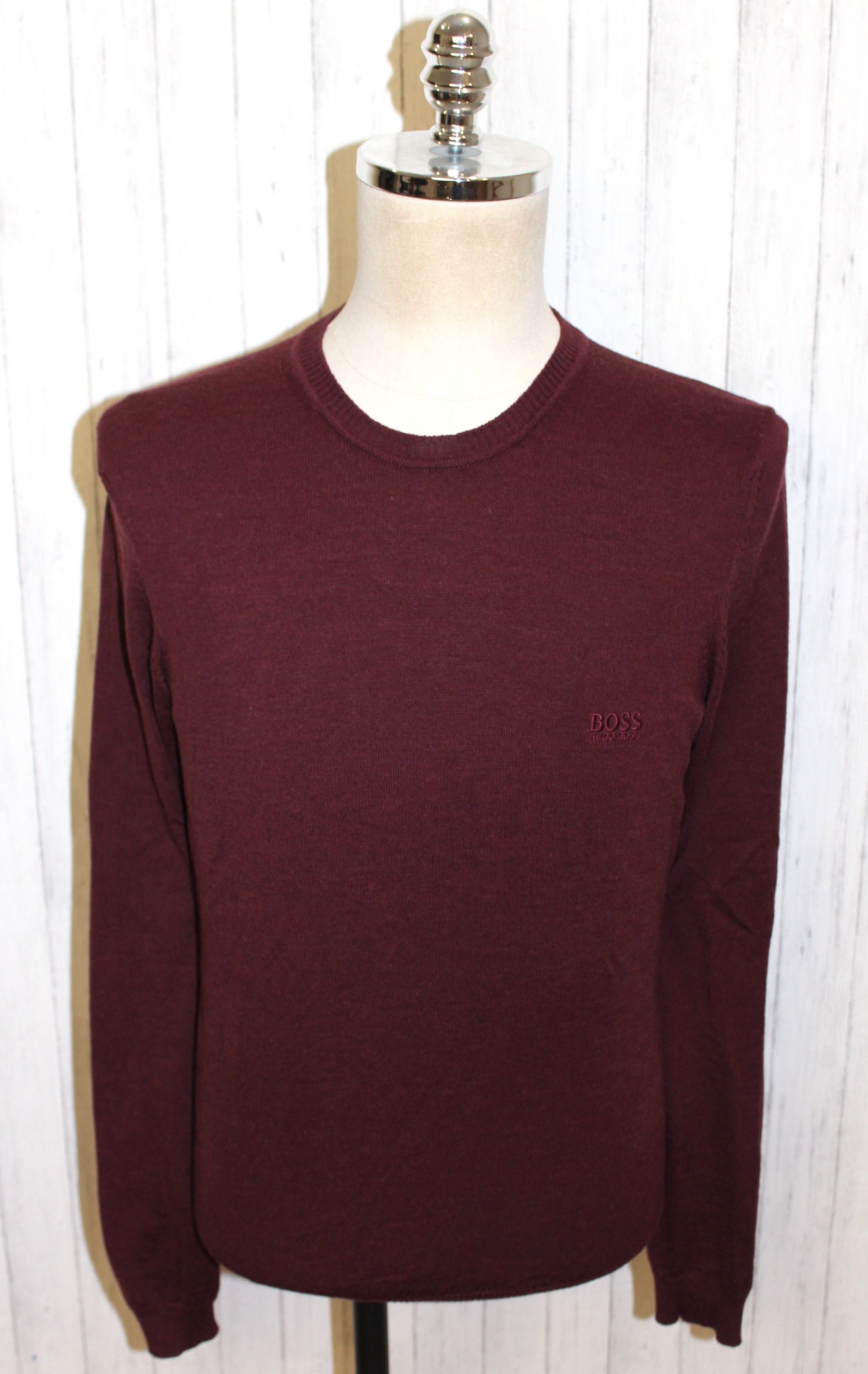 Hugo Boss Men's Hugo Boss Crew Neck Jumper Size M Size US L / EU 52-54 / 3 - 2 Thumbnail