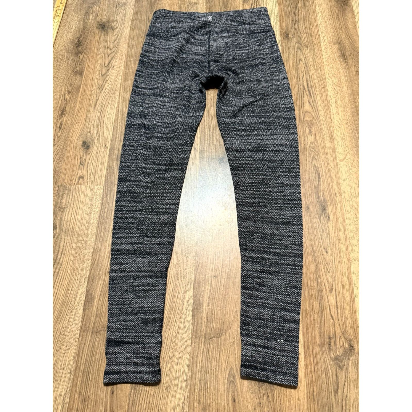 Kyodan Kyodan Leggings Women's Petite Small Grey White Pull On Leggings Mid Rise Size 28" / US 6 / IT 42 - 2 Thumbnail