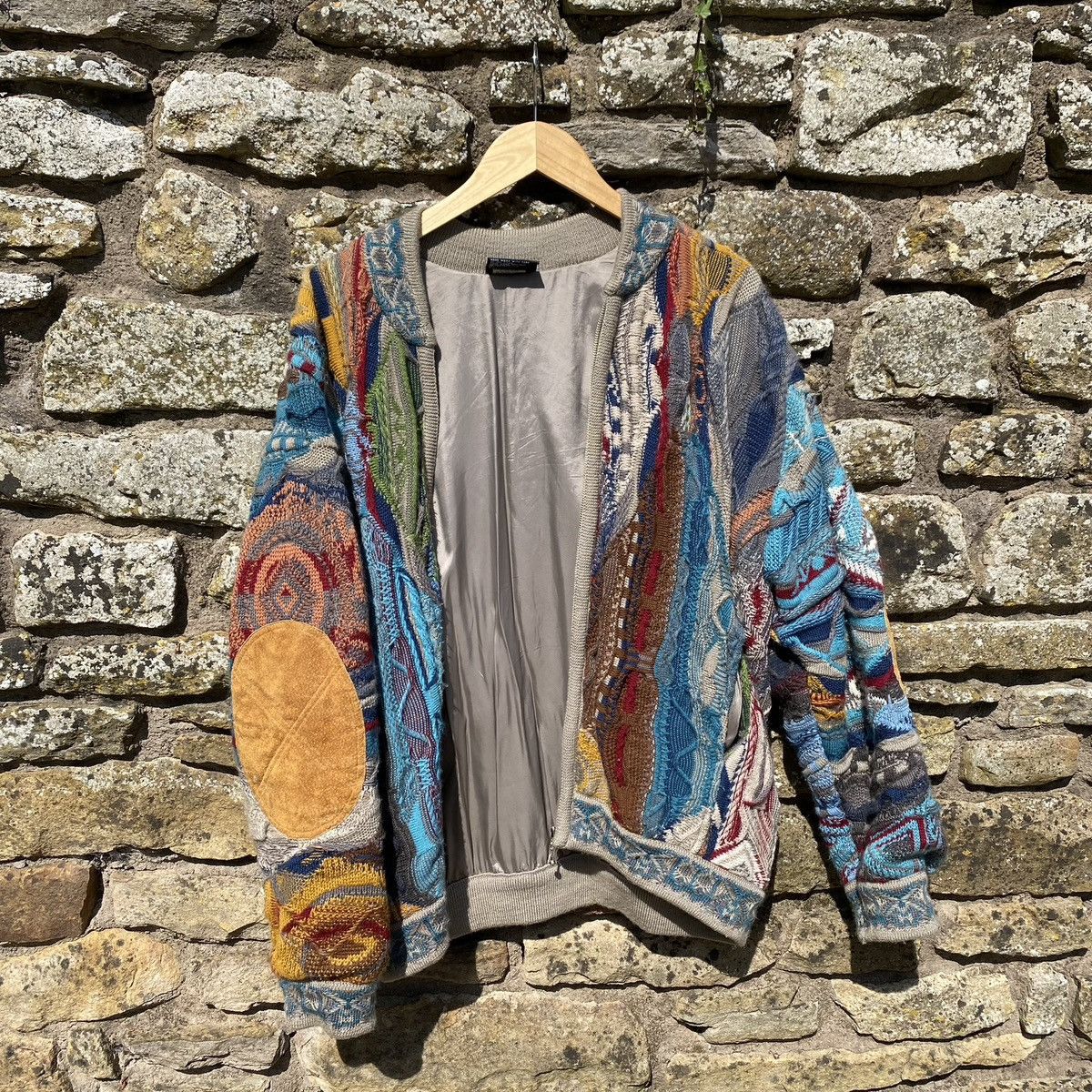 Coogi vintage coogi multicoloured knit bomber jacket Size US M / EU 48-50 / 2 - 1 Thumbnail