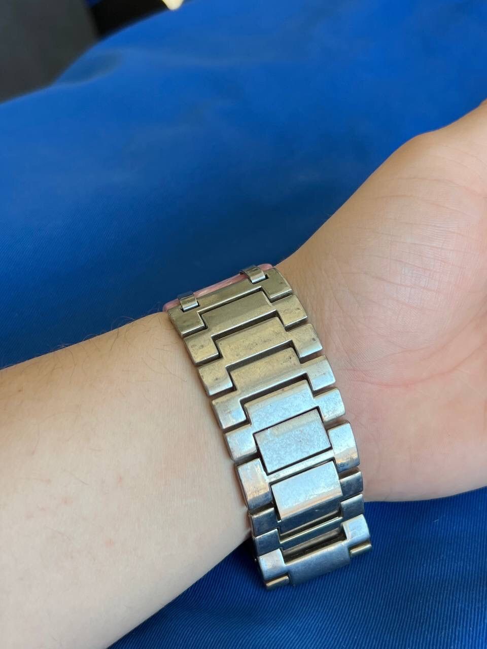 Japanese Brand × Vintage Vintage Japanese style futuristic Pink Squared Watch Size ONE SIZE - 6 Thumbnail