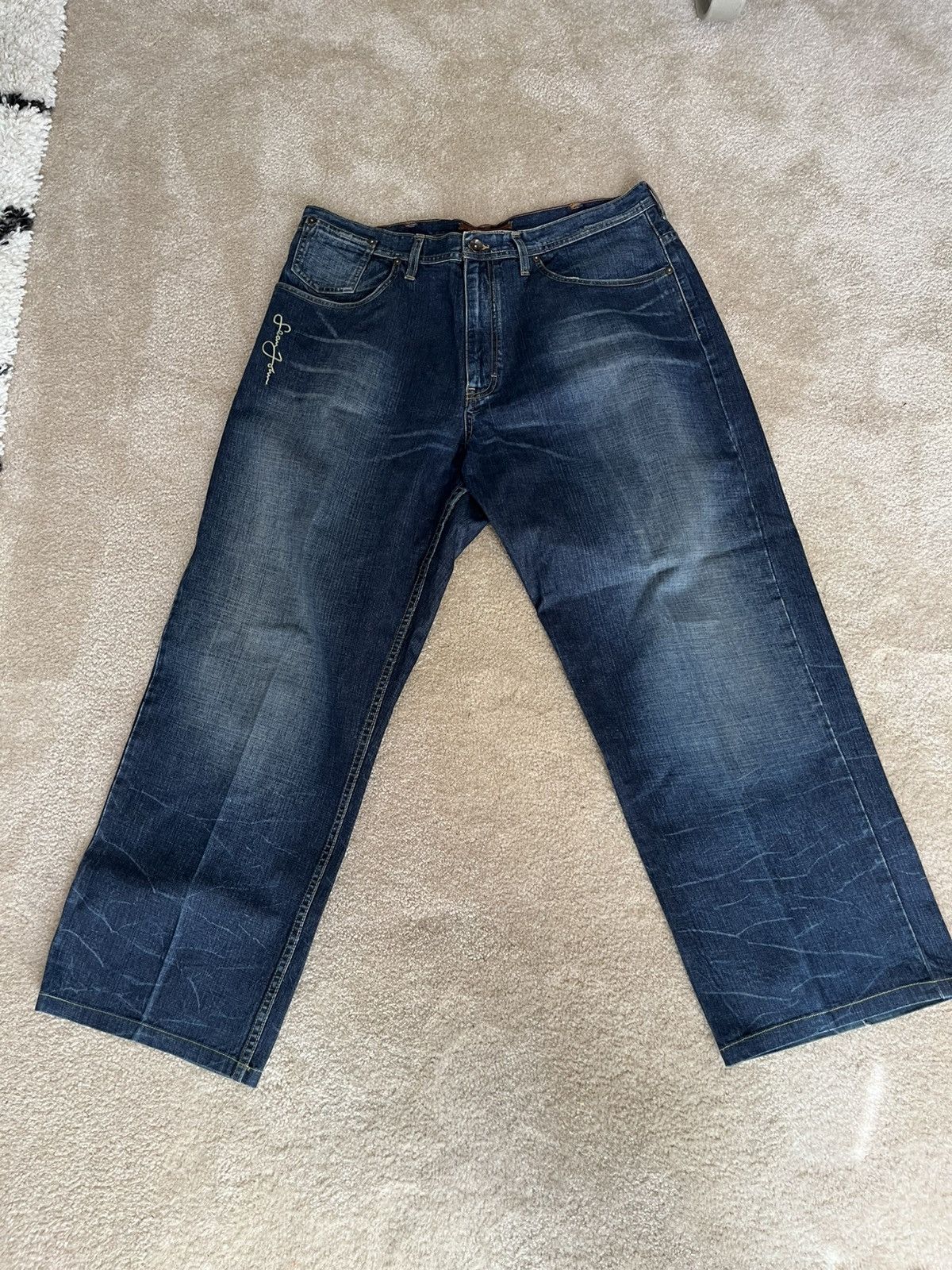 Sean John × Vintage Vintage Y2K Sean John denim jeans Size US 38 / EU 54 - 1 Thumbnail