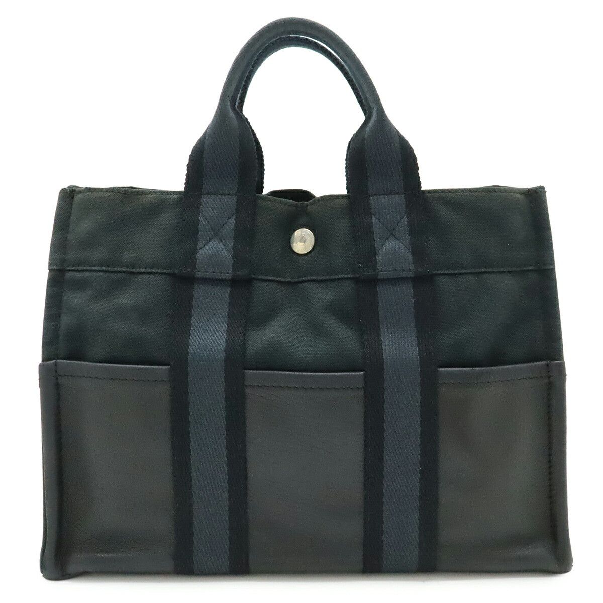 Hermes Hermes Hermes Herbag PM Canvas Leather Tote Bag Textile Tote Bag DUTY FREE for USA Size ONE SIZE - 1 Thumbnail