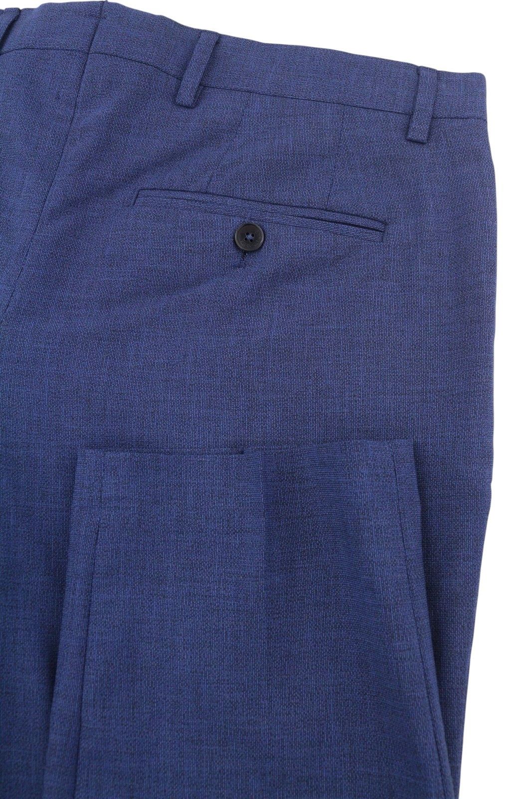 Tommy Hilfiger THFLEX MICRO STRUCTURE EU48 Blue Wool Blend 87473 Size US 32 / EU 48 - 5 Thumbnail