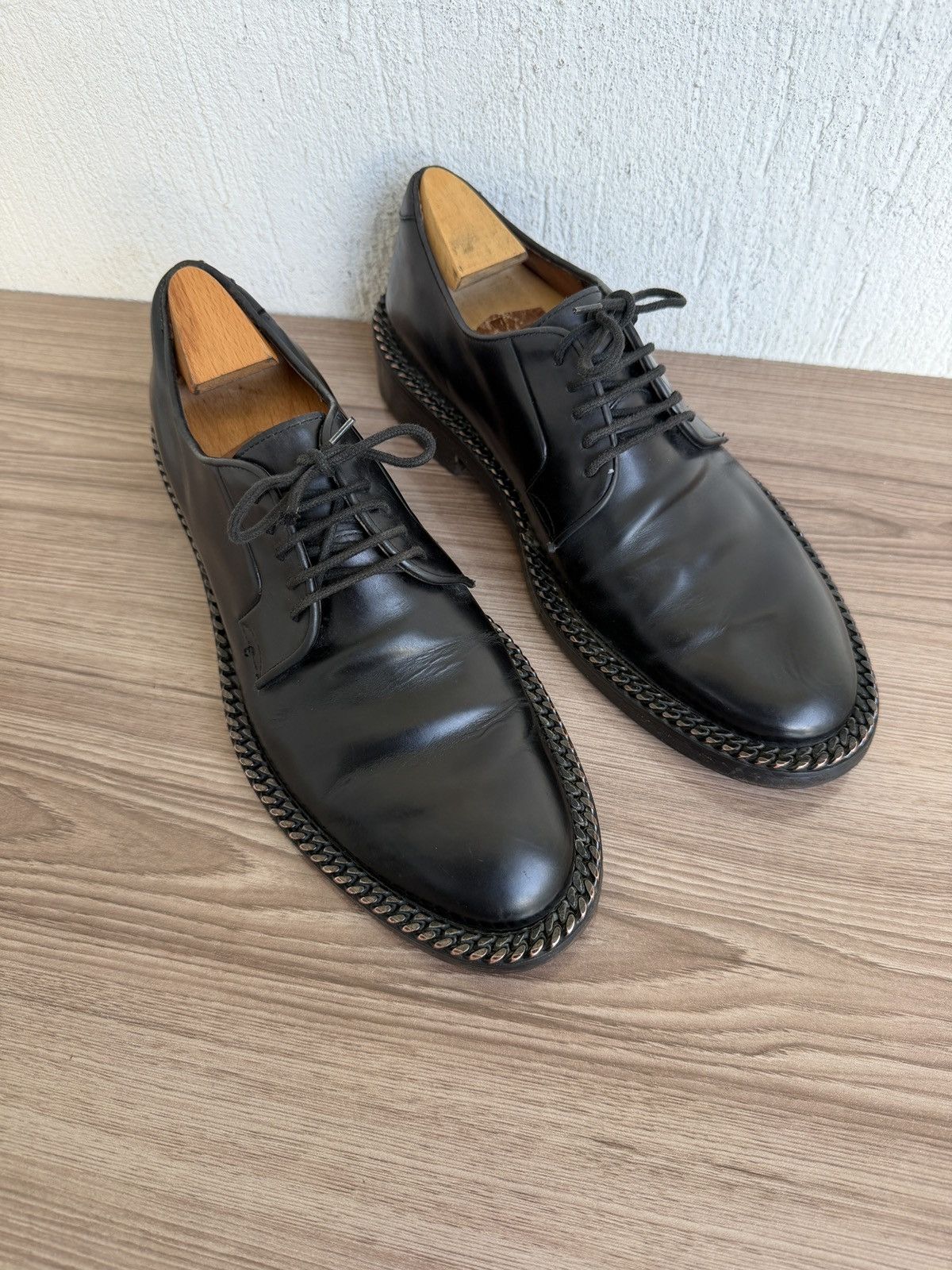 Raf Simons 🕷️ss12 chain derby Size US 9 / EU 42 - 10 Thumbnail