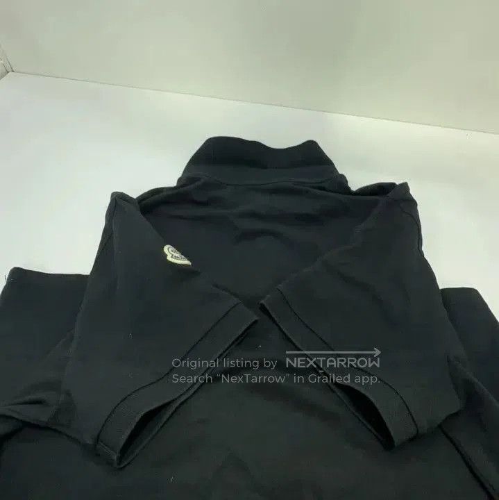 Moncler Moncler Men's Solid Logo Badge Polo Shirt. Size US L / EU 52-54 / 3 - 6 Thumbnail
