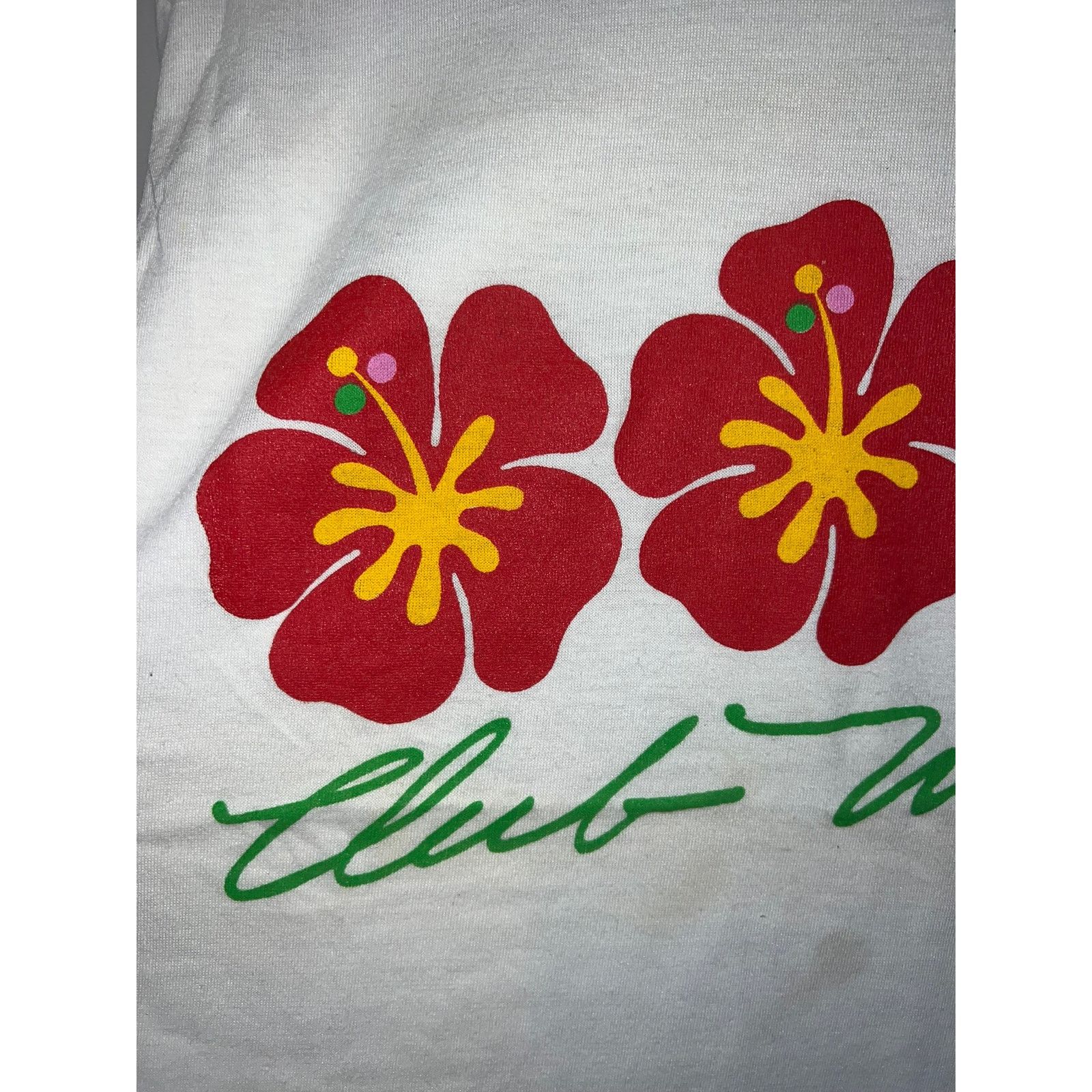 Vintage Vintage Mexico Club Med Playa Blanca Shirt White L Beach Tee Size US L / EU 52-54 / 3 - 2 Thumbnail