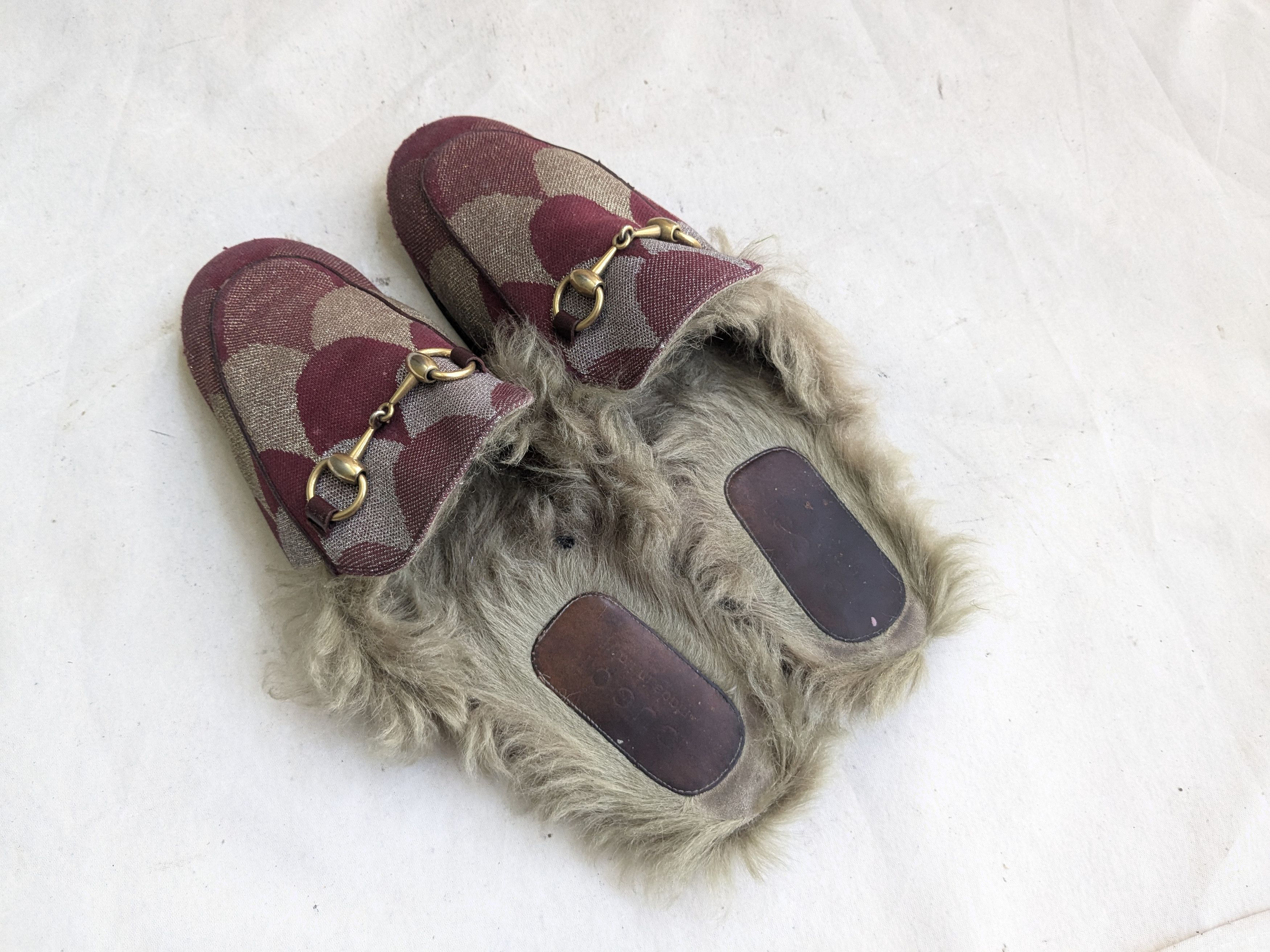 Gucci Gucci Princetown Horsebit Loafers Burgundy Argyle 9 Size US 9 / EU 42 - 9 Thumbnail