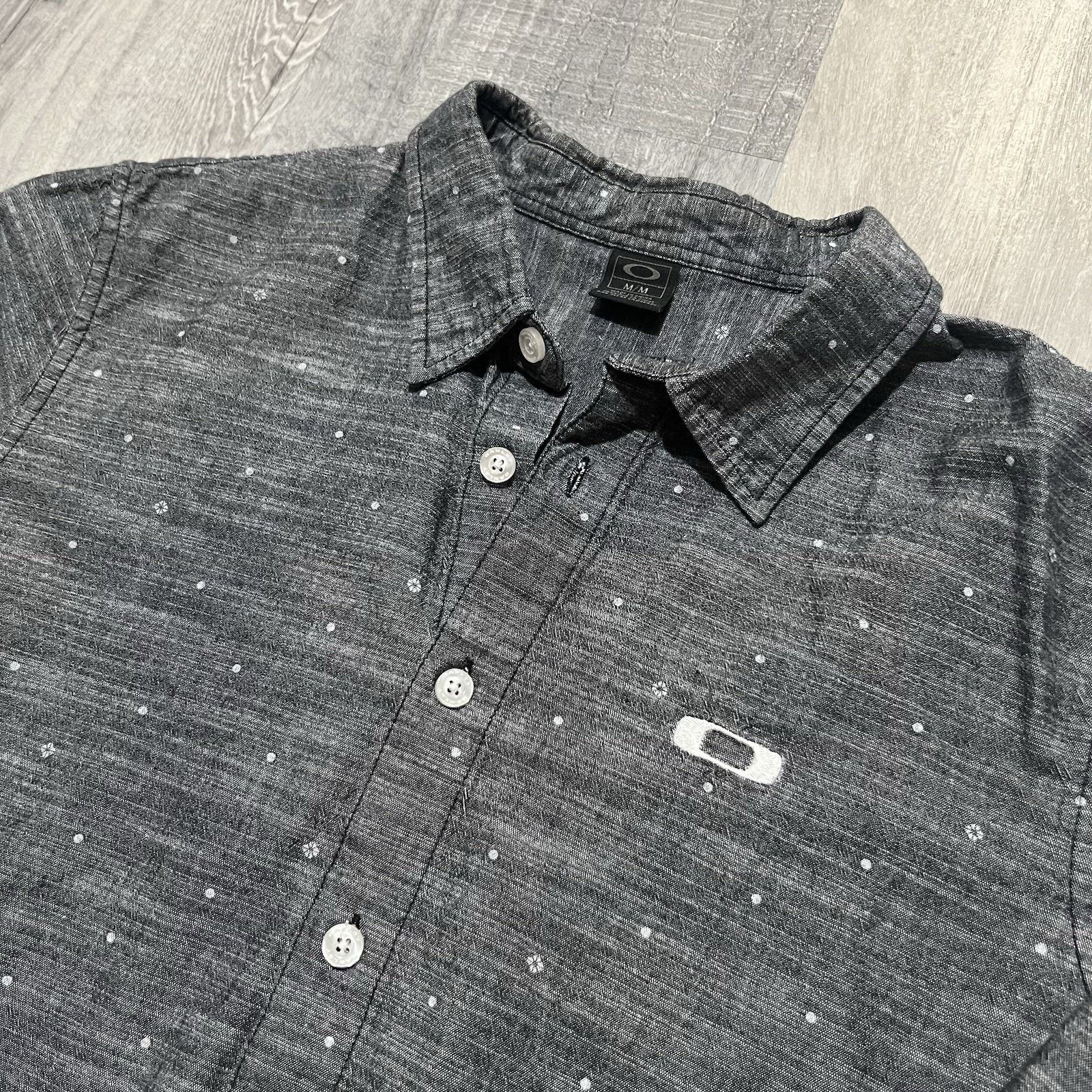 Oakley Oakley Mens Button Shirt Heathered Fleck Software Casual M Size US M / EU 48-50 / 2 - 2 Thumbnail