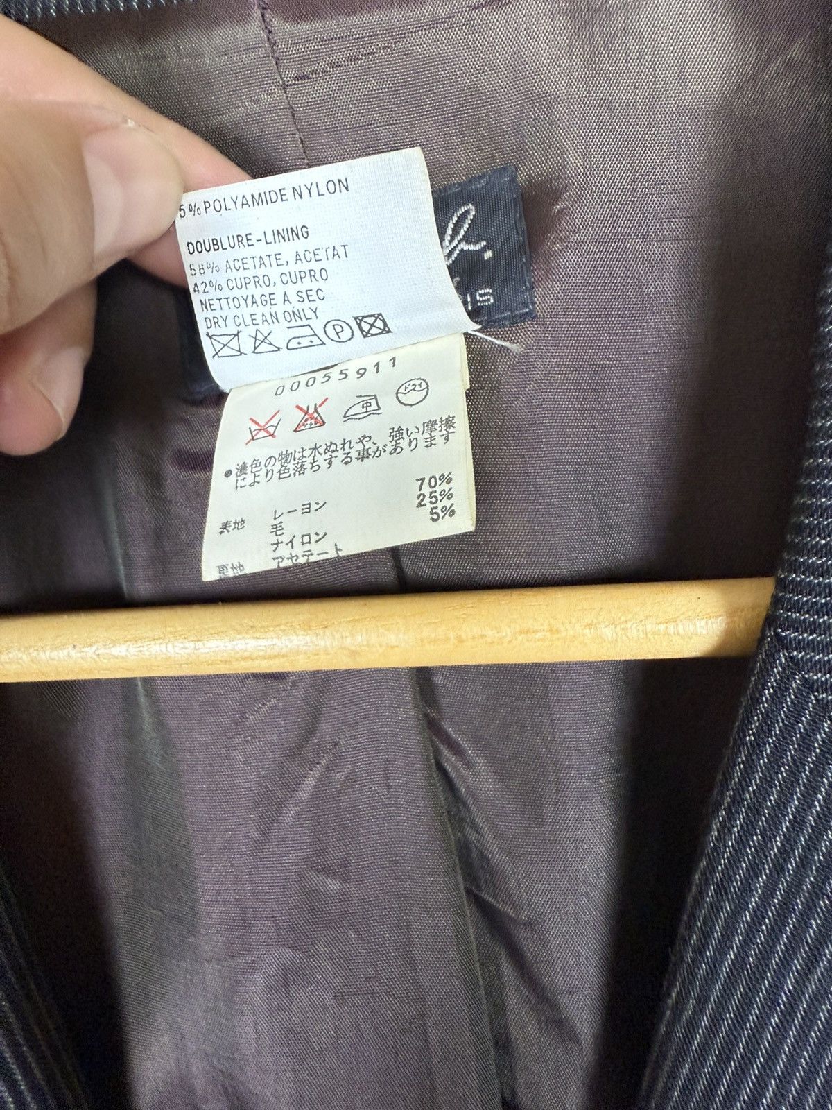 agnes b. Agnes b Double Breasted Blazer/Coat Size 36S - 7 Thumbnail