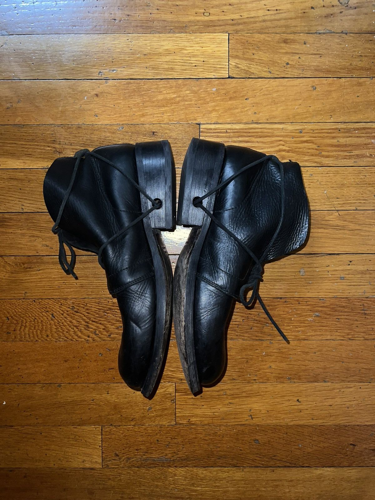 Dirk Bikkembergs Dirk Bikkemberg 90s Lace through Heel Mid Top Boot Size US 9 / EU 42 - 3 Thumbnail