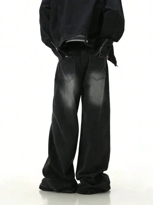 Japanese Brand Manami x Marie Skater Washed Retro Baggy Y2k Denim Jeans Size US 32 / EU 48 - 4 Thumbnail