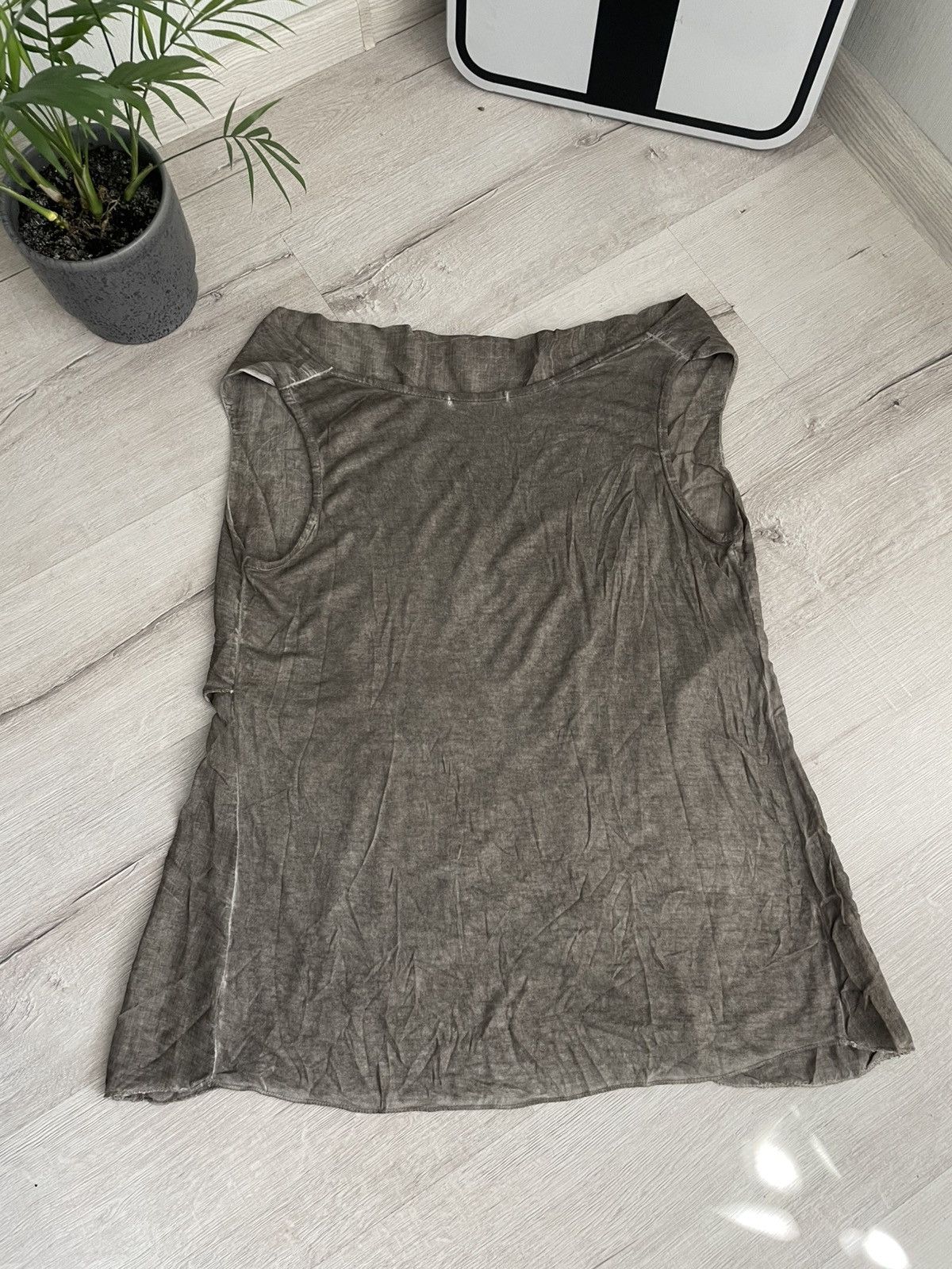 20471120 × If Six Was Nine Vintage Abstract Viscose Tank Top Y2k 2000s Cyber Punk Size M / US 6-8 / IT 42-44 - 7 Thumbnail