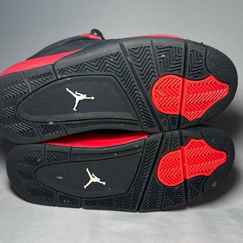 Jordan Brand × Nike Size 7 - Nike Air Jordan 4 Retro GS Red Thunder Men's Shoes Size US 7 / EU 40 - 6 Thumbnail