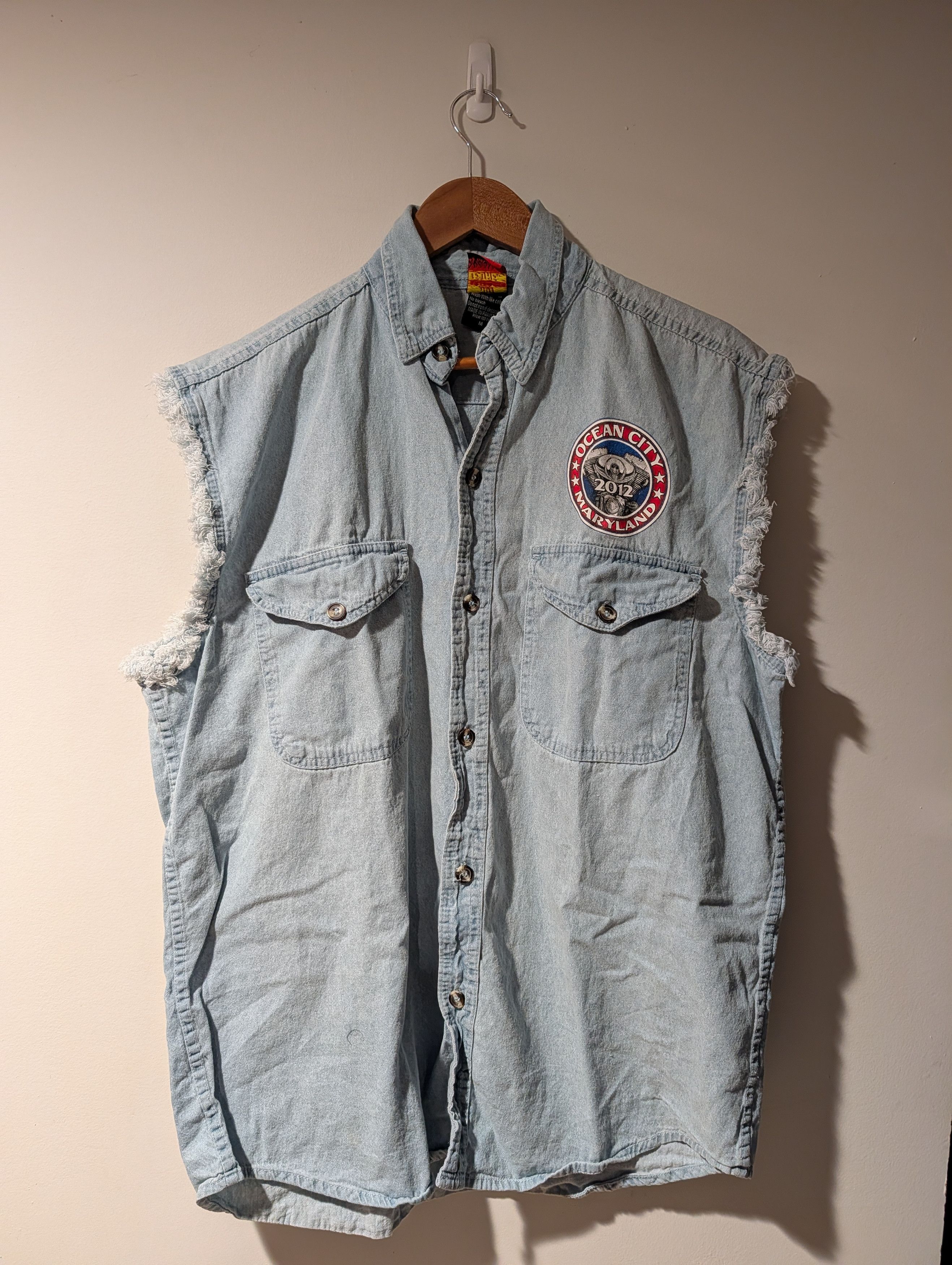Harley Davidson Vintage 2012 Ocean City Maryland Rat Fink Button Up Shirt Size US M / EU 48-50 / 2 - 3 Thumbnail