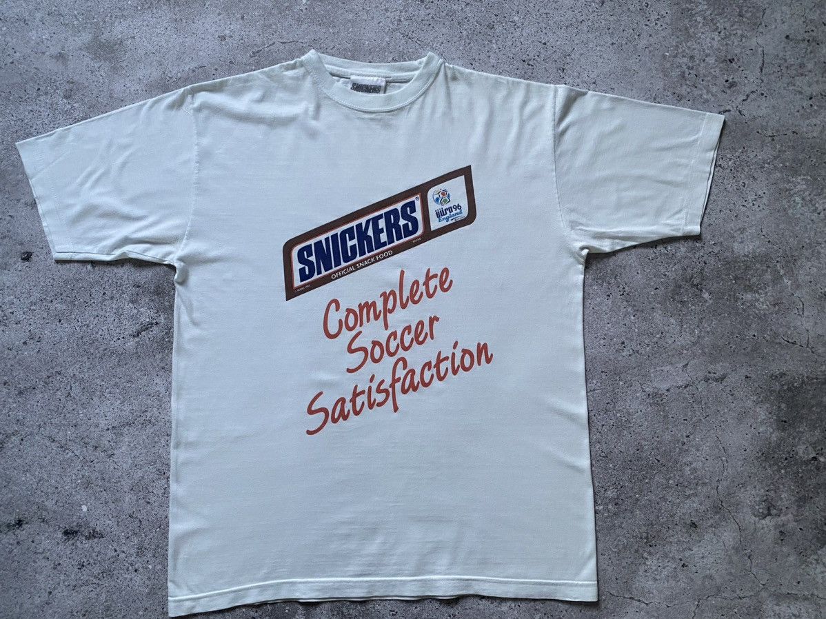 Other Rare!! WORLD CUP USA 94 t shirt big logo by SNICKERS Size US L / EU 52-54 / 3 - 1 Thumbnail