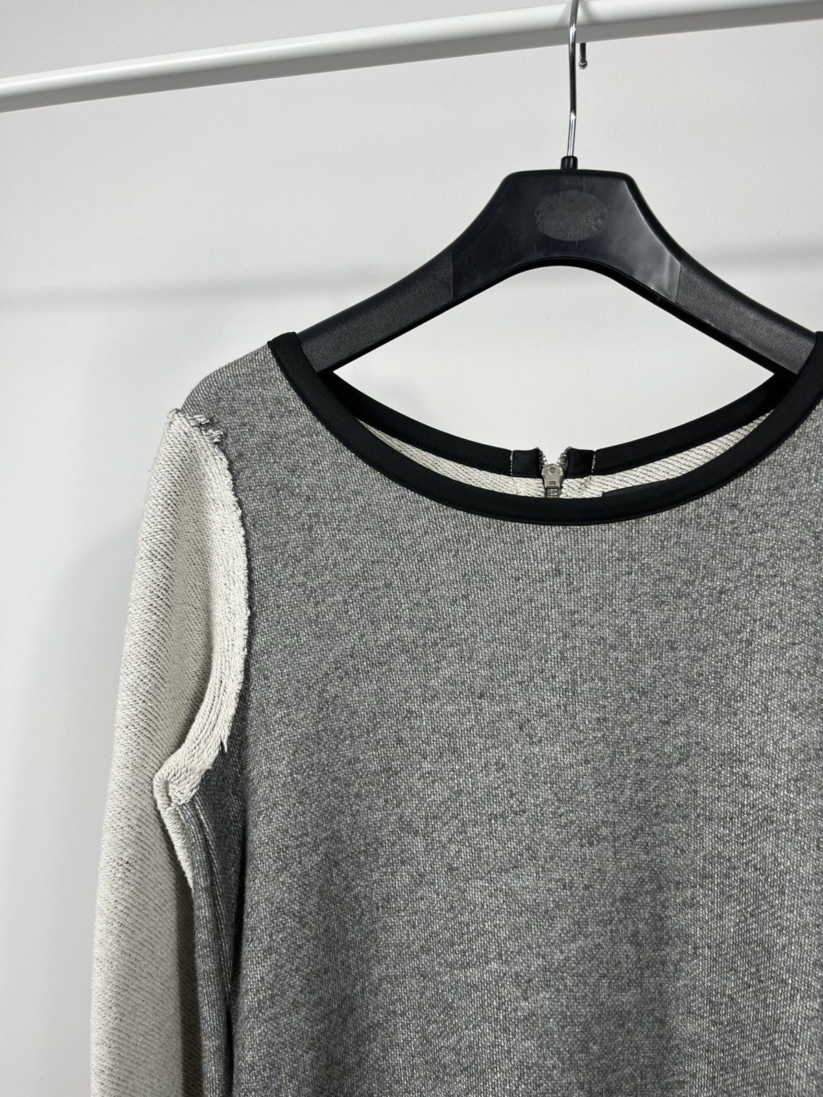 Diesel Diesel Women’s Gray Mini Dress Long Sleeve Zip Back Casual Size S / US 4 / IT 40 - 4 Thumbnail