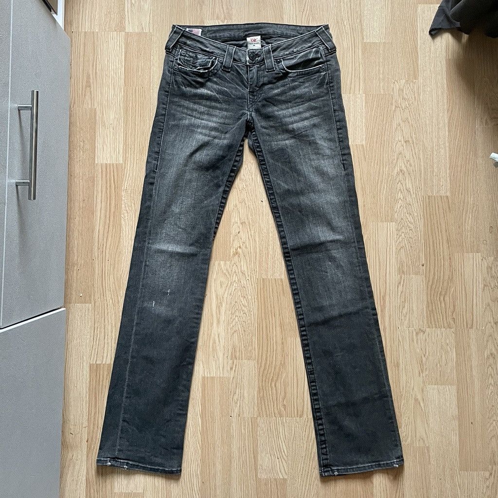 image of Made In USA x True Religion Vintage True Religion Ricky Denim in Black, Men's (Size 30)