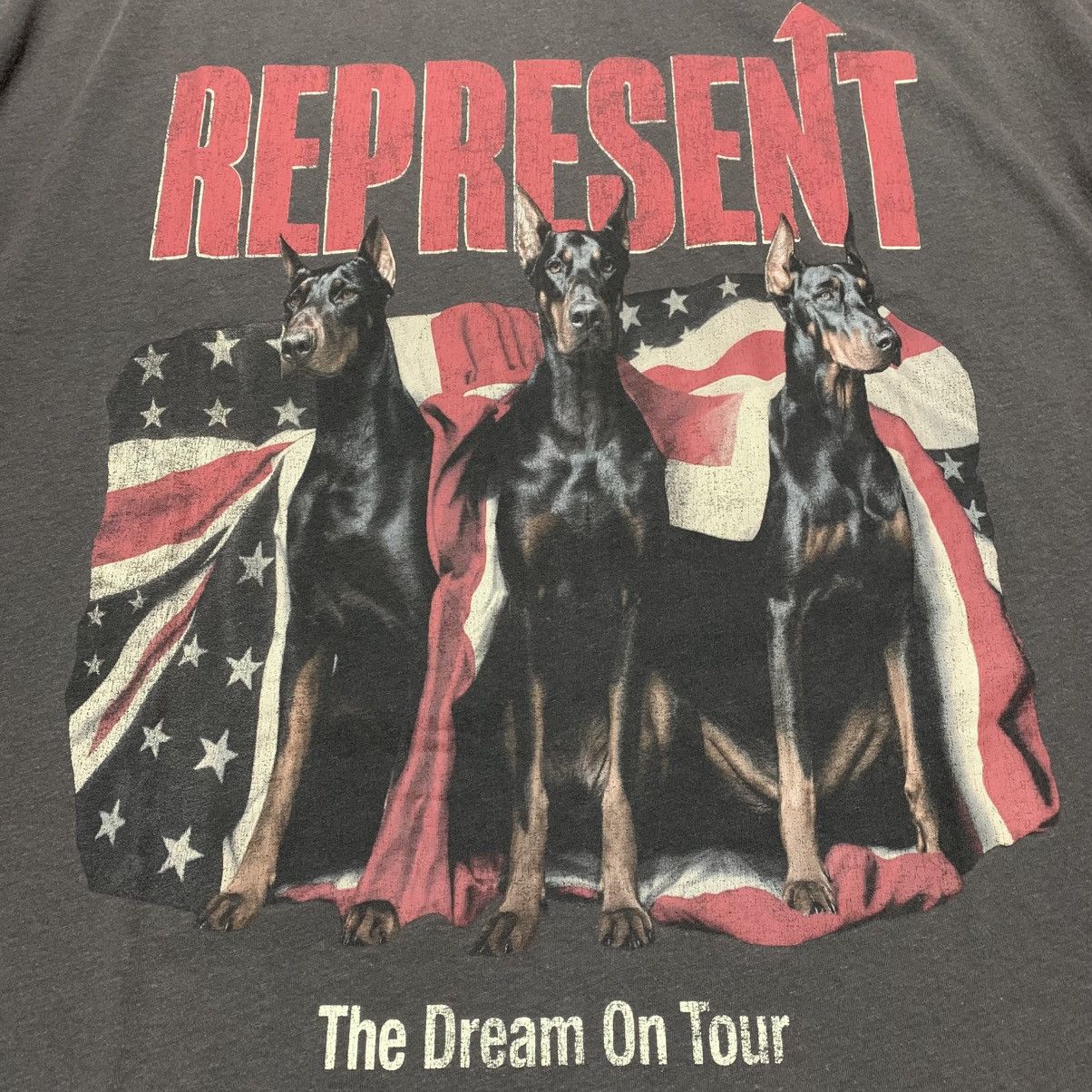 Represent Clo. Represent Large Dream On Tour Sun Fade Grey Tee Size US L / EU 52-54 / 3 - 3 Thumbnail