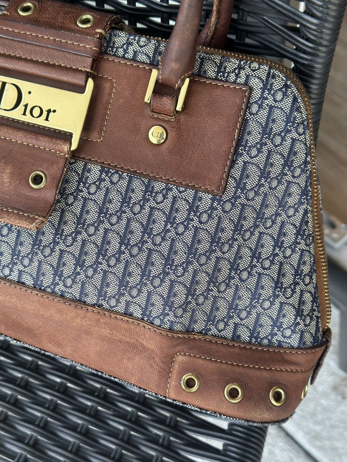 Dior Christian Dior Street Chic Dome Trotter Monogram Bag Size ONE SIZE - 5 Thumbnail