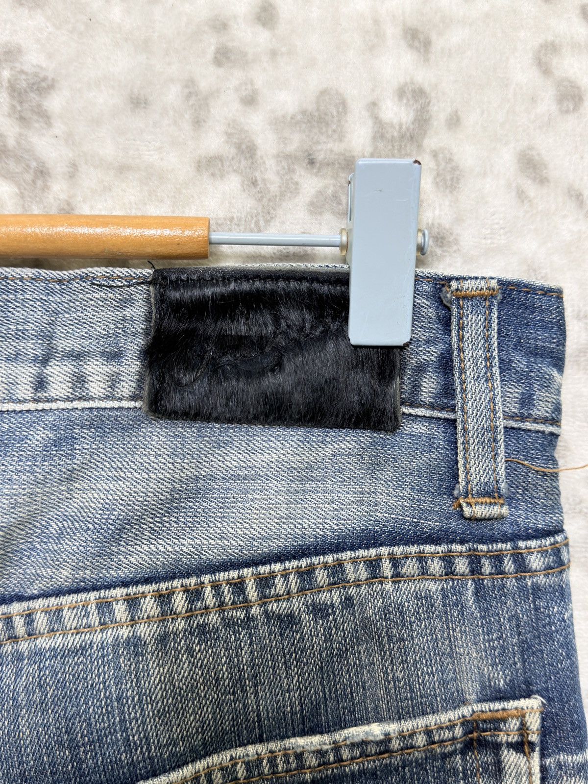 If Six Was Nine Vintage Jackrose Distressed Flare Bootcut Grunge Whiskered Size US 30 / EU 46 - 14 Thumbnail