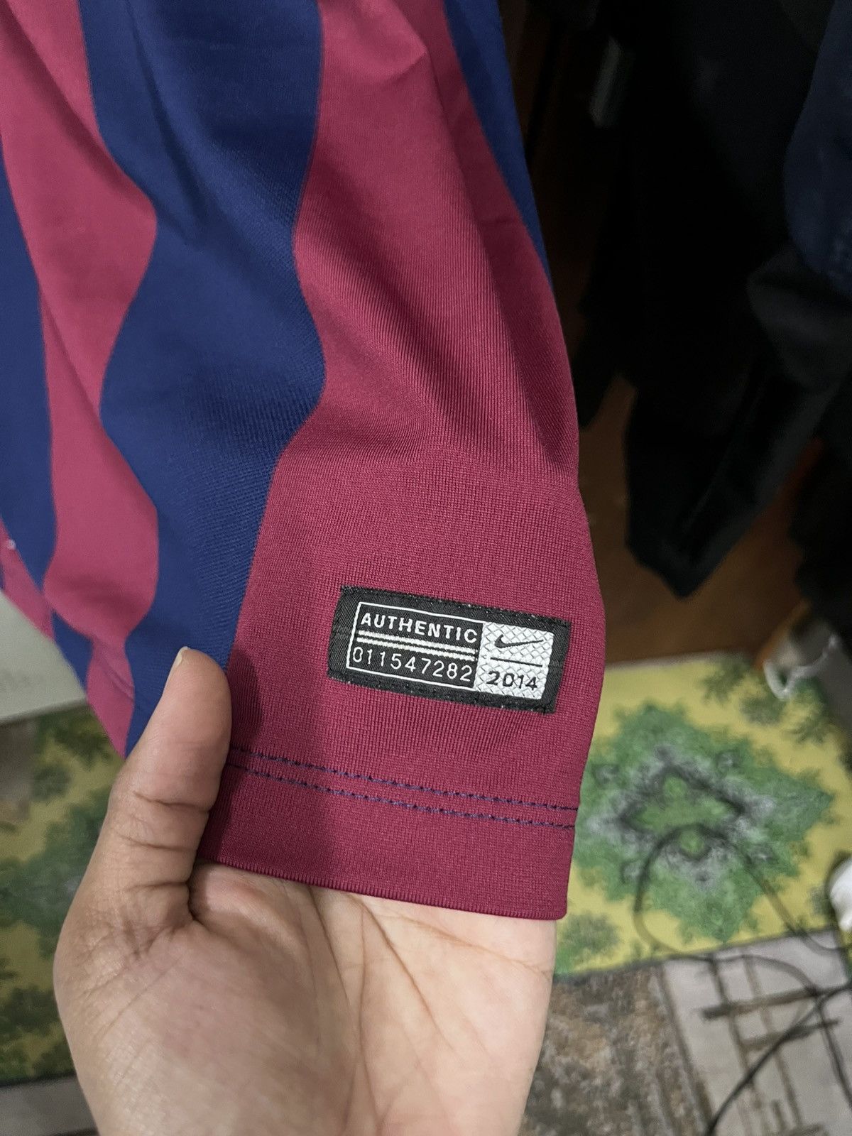 Nike BARCALONA 2014/15 HOME | NEYMAR 11 Size US L / EU 52-54 / 3 - 6 Thumbnail