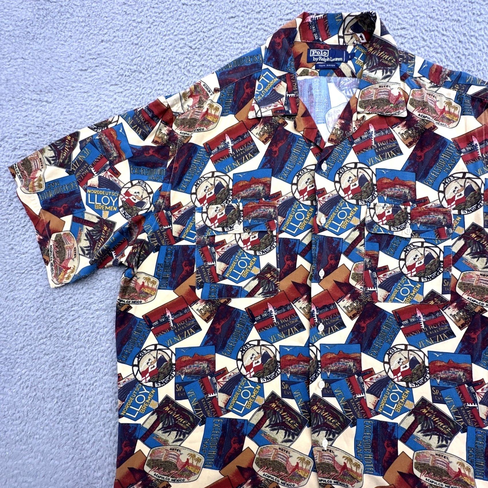 Ralph Lauren VINTAGE Polo Ralph Lauren Shirt S/M L Cotton? Size US L / EU 52-54 / 3 - 4 Thumbnail
