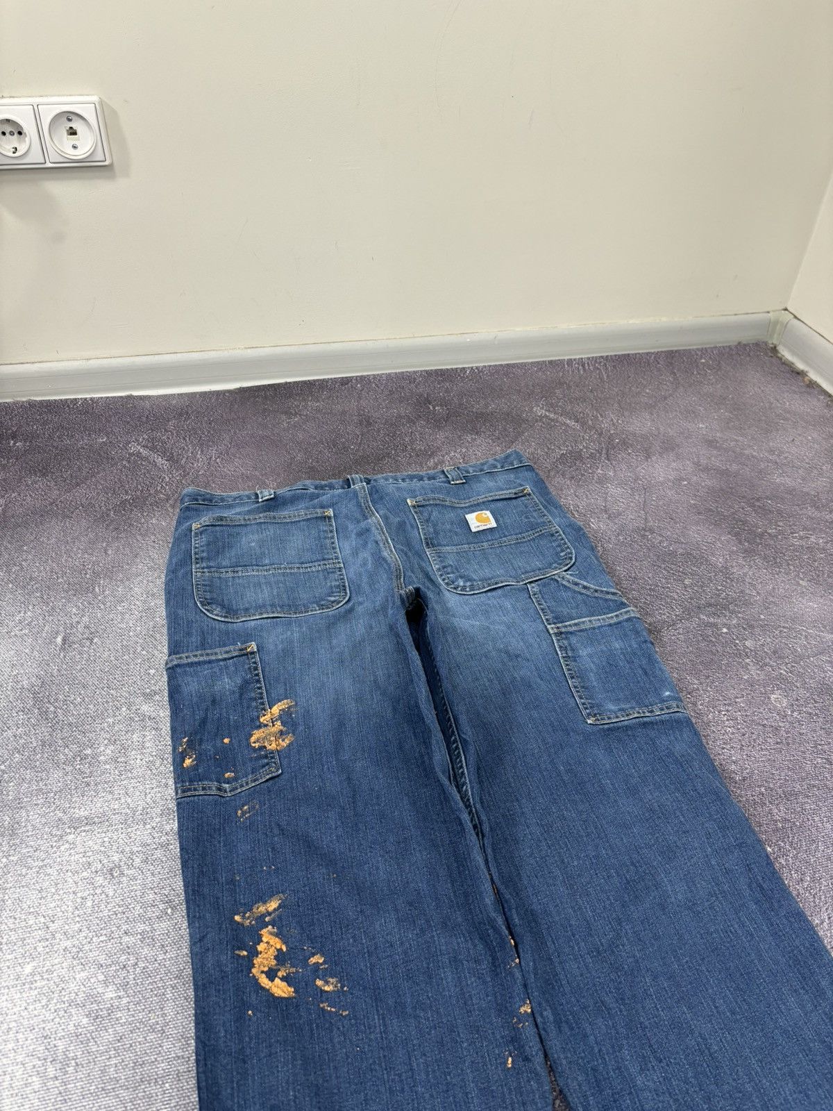 Carhartt Vintage Carhartt Relaxed Fit Blue Work Denim Jeans Size US 36 / EU 52 - 5 Thumbnail