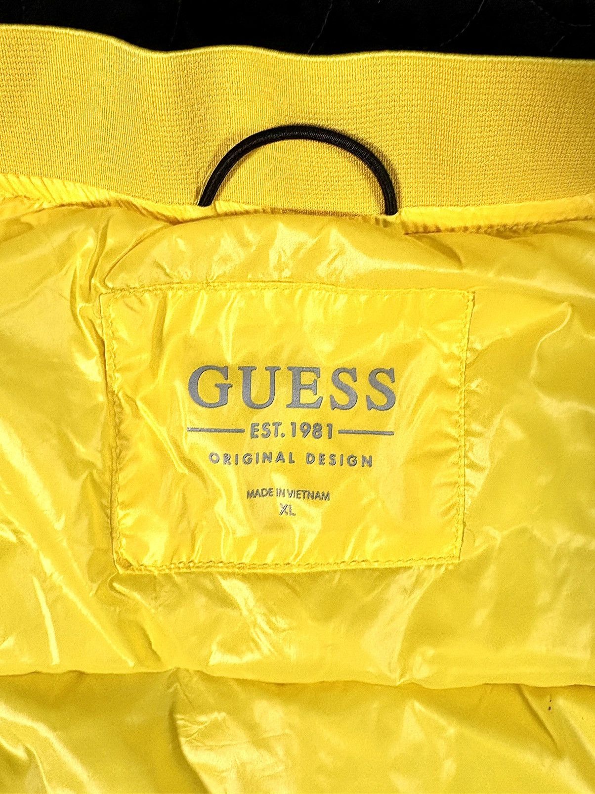 Guess Guess Men’s Lightweight Yellow Quilted Puffer Jacket Sz XL Size US XL / EU 56 / 4 - 12 Thumbnail