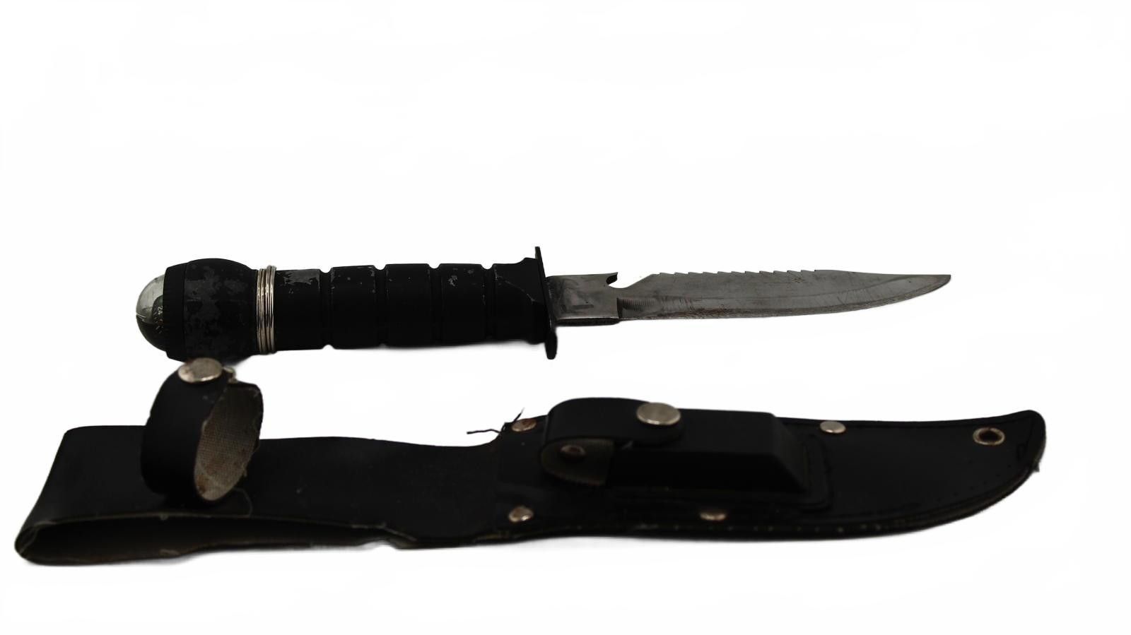 Designer Vintage 1980's Survival Knife With Compass Size ONE SIZE - 2 Thumbnail