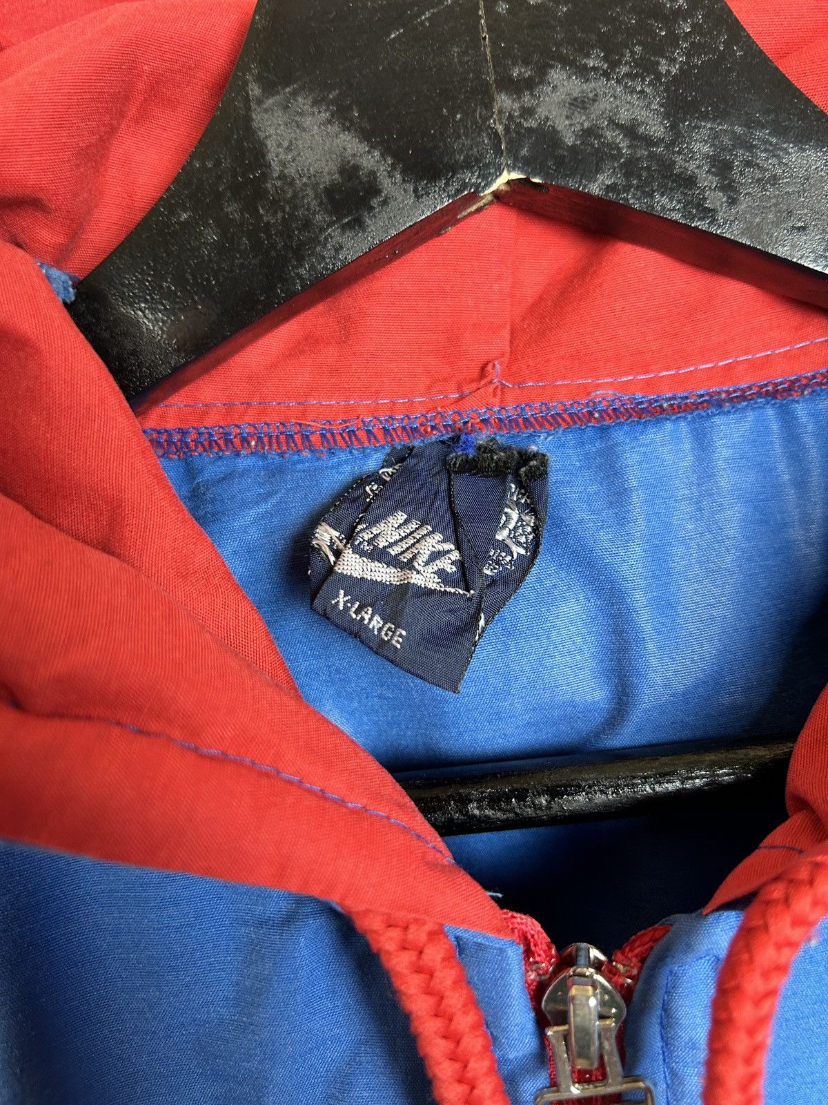 Nike 80s Vintage Nike Lightweight Zippered Bomber Jacket Size US L / EU 52-54 / 3 - 8 Thumbnail