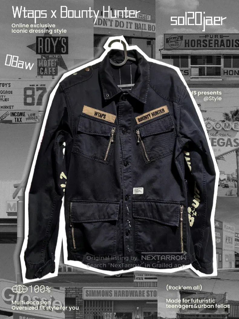 Wtaps Wtaps Co-branded four-pocket jacket Size US S / EU 44-46 / 1 - 1 Thumbnail