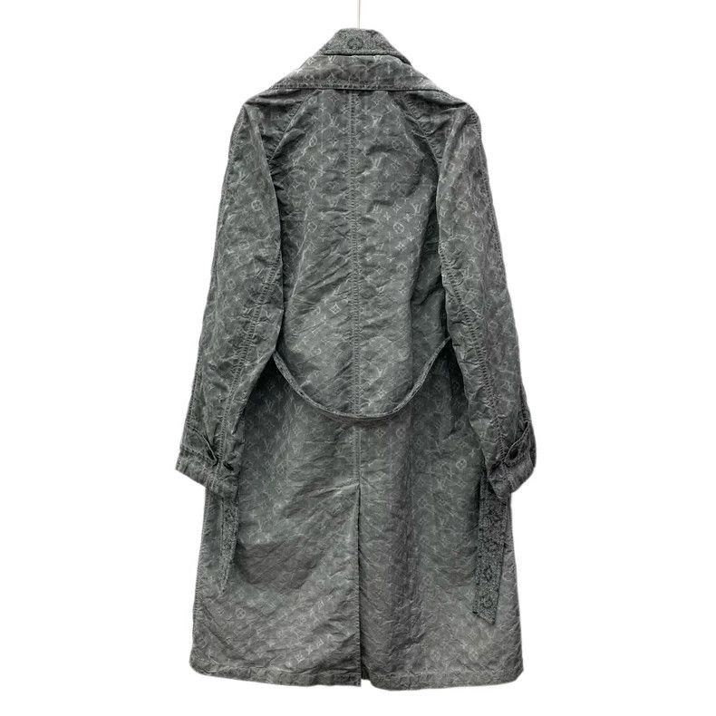 Louis Vuitton Louis Vuitton Gray Logo Long Sleeve Coat-2507 Size XL / US 12-14 / IT 48-50 - 2 Thumbnail