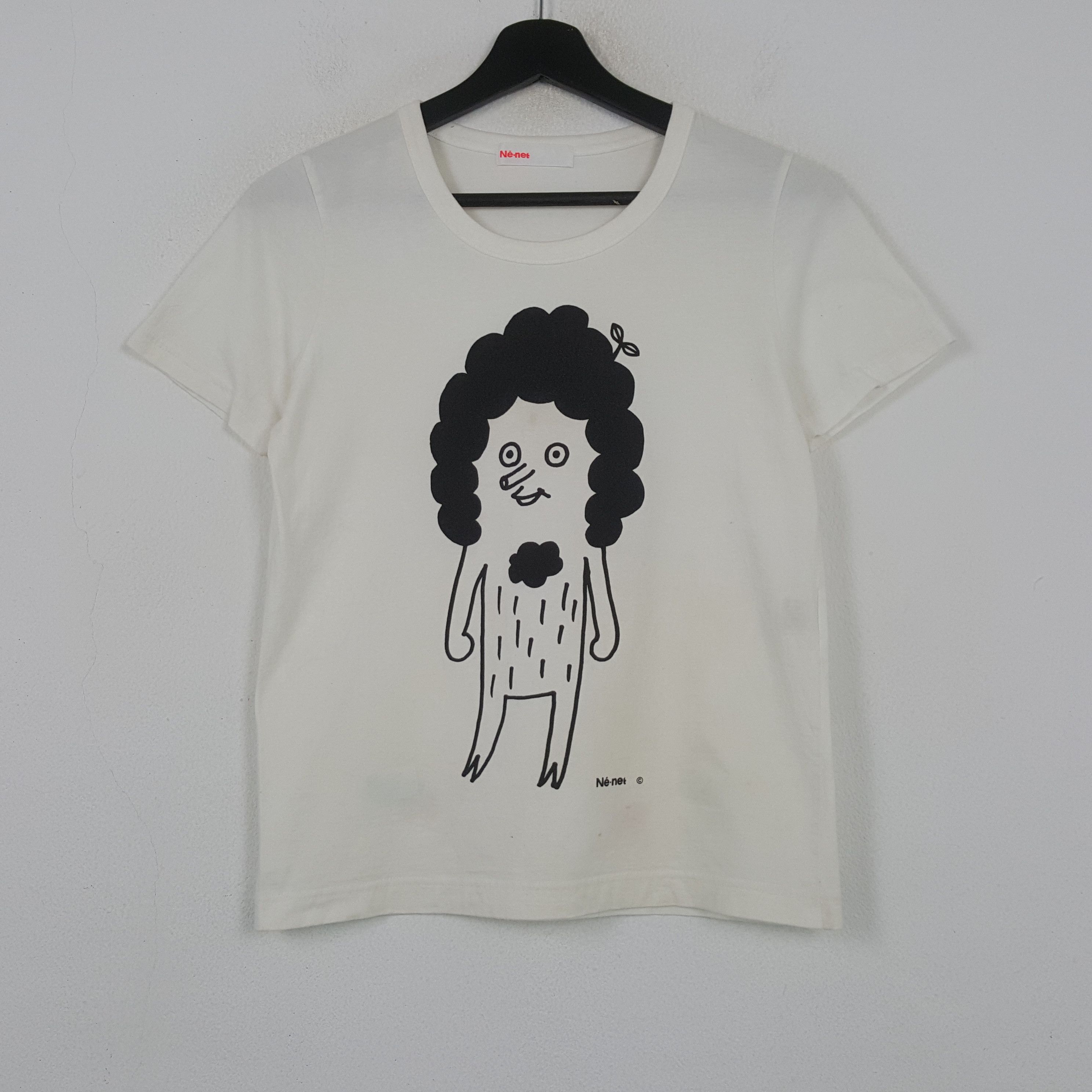 Ne-Net NE-NET by ISSEY MIYAKE Japanese Designer Tshirt C294N4 Size US XS / EU 42 / 0 - 1 Thumbnail