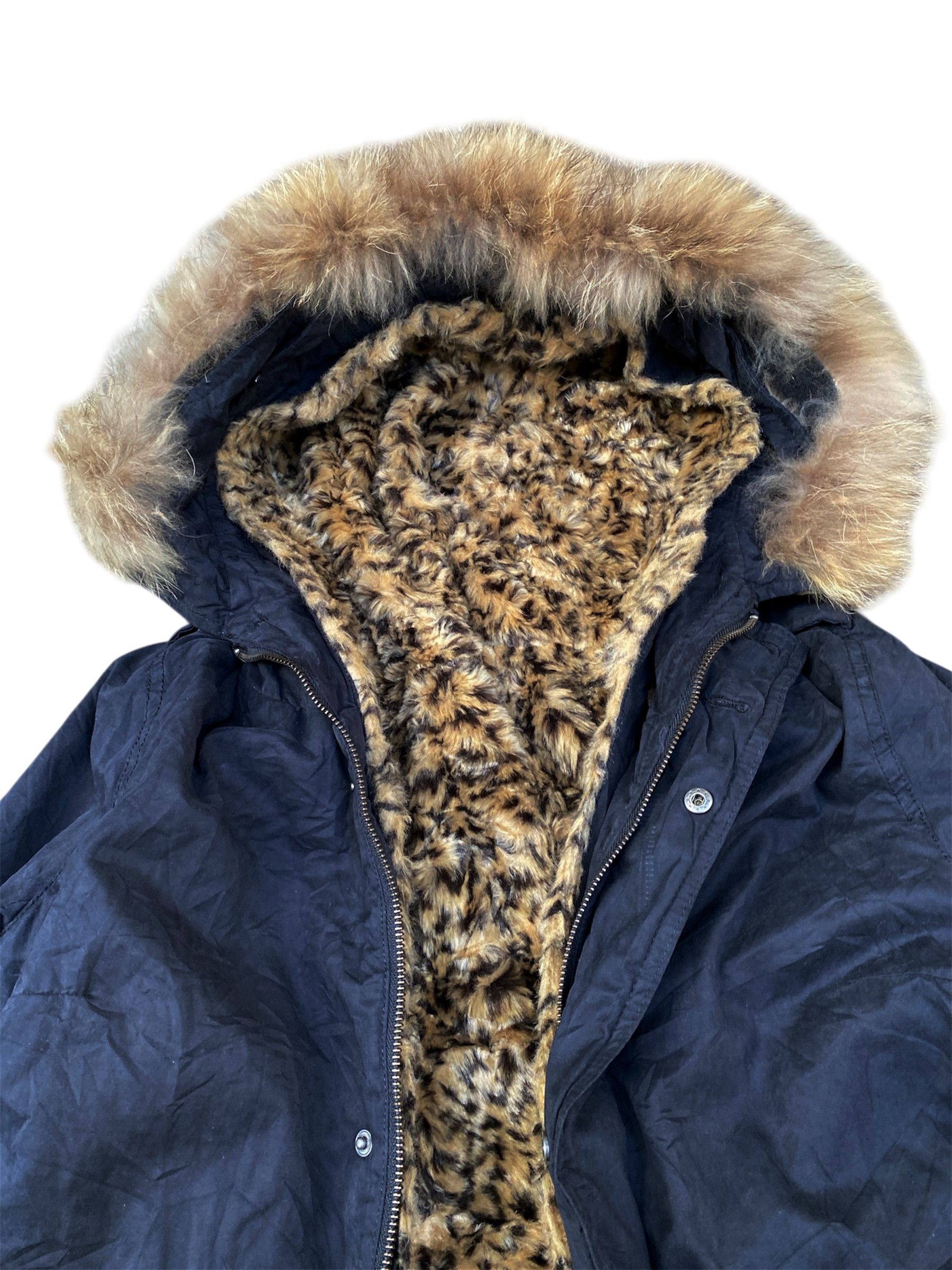 14th Addiction JAPANESE MOUSSY FUR JACKET LEOPARD GOTHIC PUNK Size US M / EU 48-50 / 2 - 3 Thumbnail