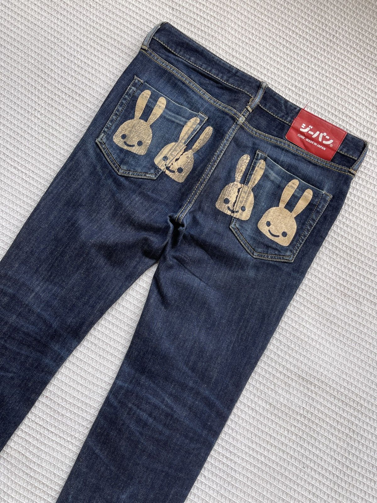Japanese Brand Rare🔥Japan Brand CUNE Rabbit Logo Skinny Jeans Size US 31 - 4 Thumbnail