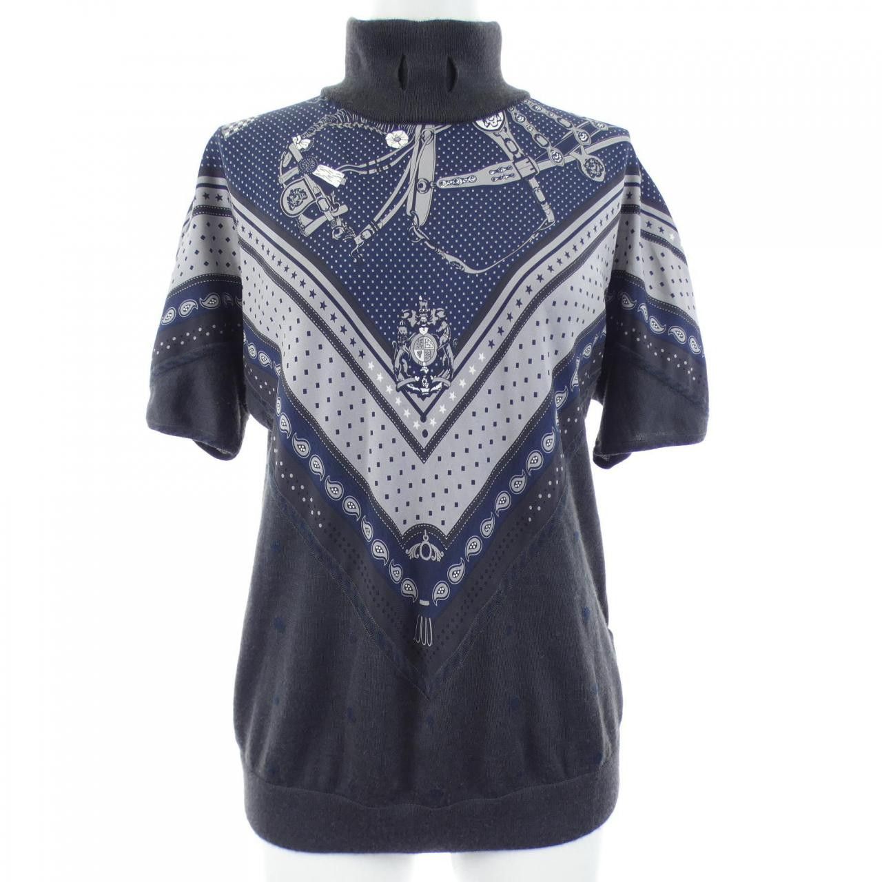 Hermes Hermes Hermes HARNAIS DE COUR BANDANA silk cashmere top Textile Tops DUTY FREE for USA Size ONE SIZE - 1 Thumbnail