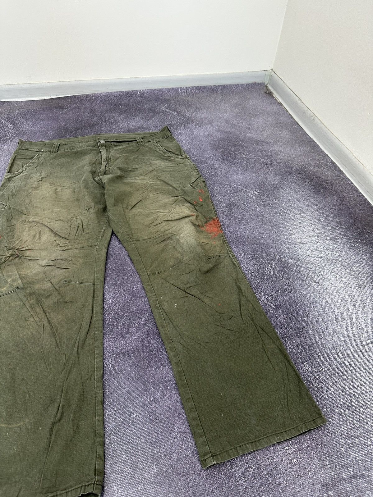 Dickies Vintage Dickies Cargo Carpenter Baggy Faded USA Work Pants Size US 38 / EU 54 - 11 Thumbnail