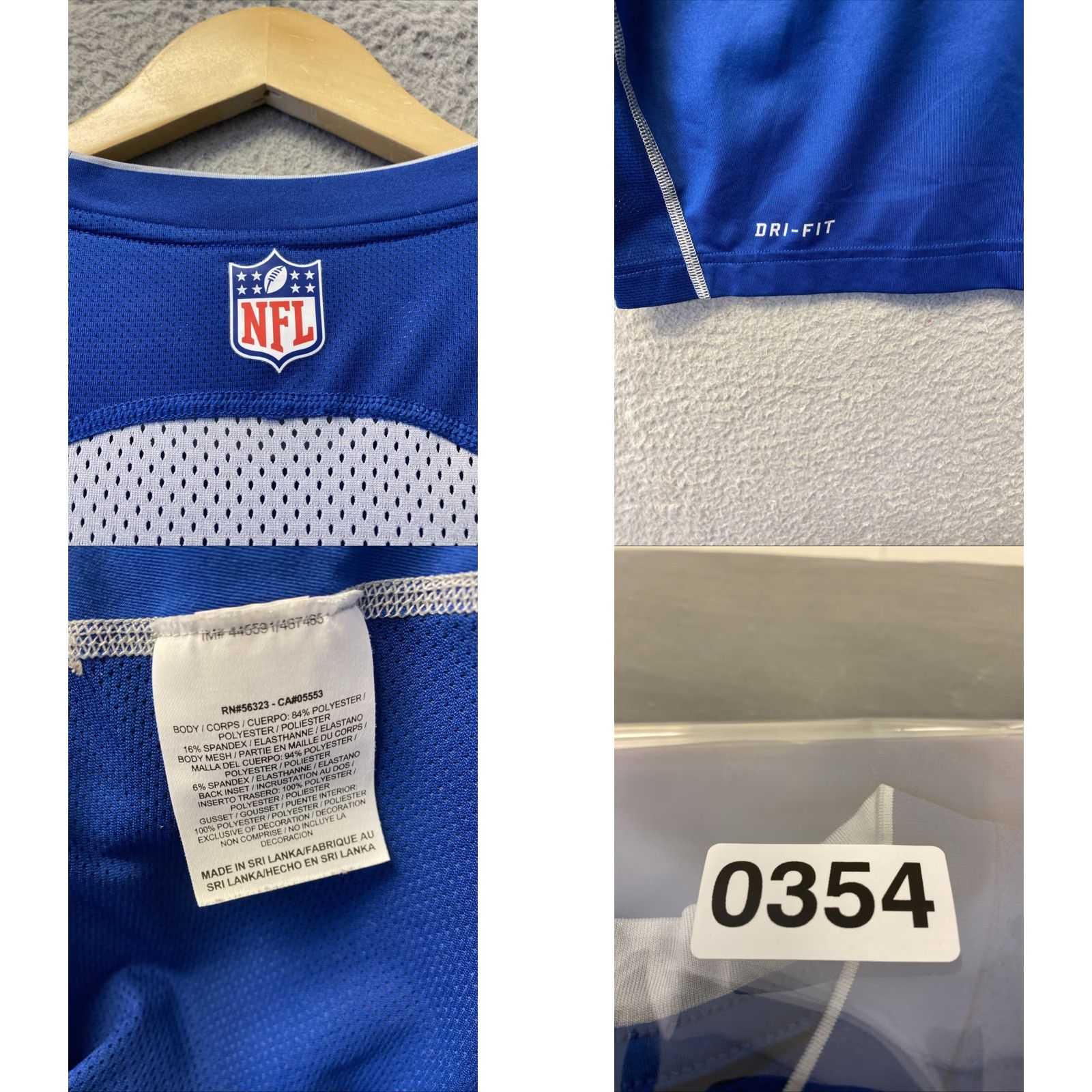 Nike Nike Colts T-Shirt Men’s XL Blue NFL Heatgear Size US XL / EU 56 / 4 - 8 Thumbnail