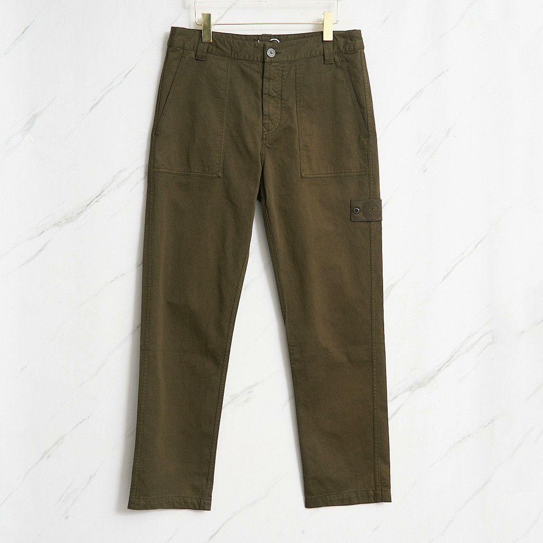 Stone Island Stone Island Men's Straight Cargo Pants Size US 31 - 1 Thumbnail