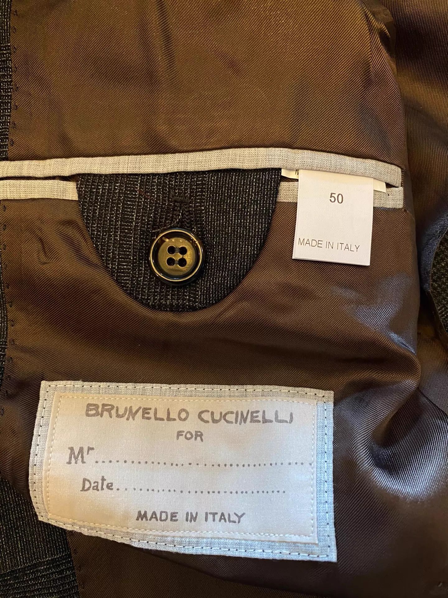 Brunello Cucinelli BRUNELLO CUCINELLI 99% Wool Blend BLAZER Italy New Size 50R - 6 Thumbnail