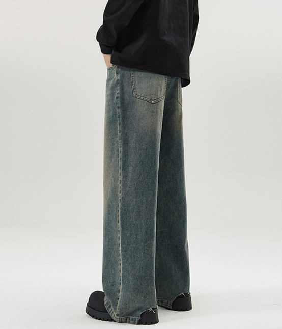 Japanese Brand × Jean American loose oversize wide-leg straight baggy jeans Size US 32 / EU 48 - 5 Thumbnail