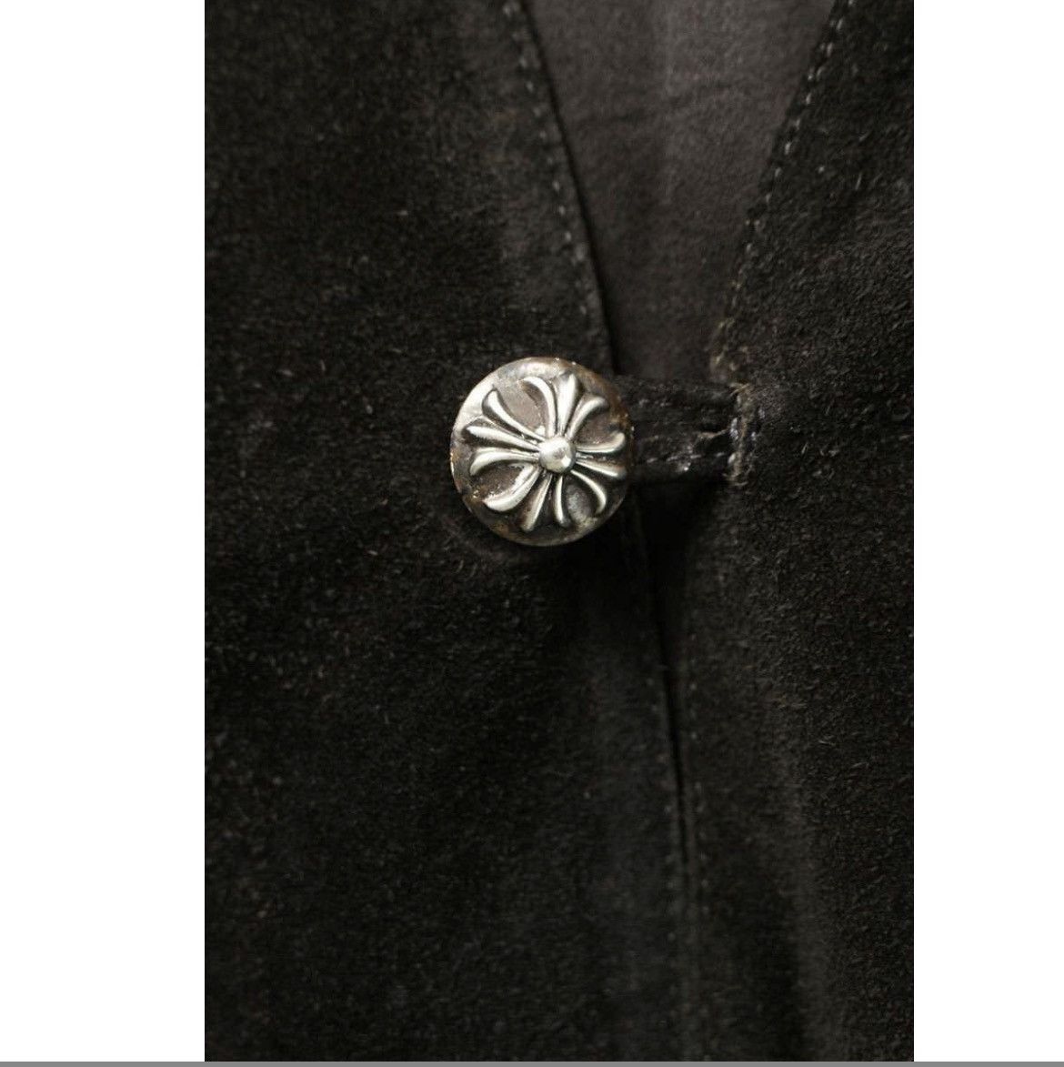 Chrome Hearts Chrome Hearts Classic Suede Leather Vest Size US S / EU 44-46 / 1 - 2 Thumbnail